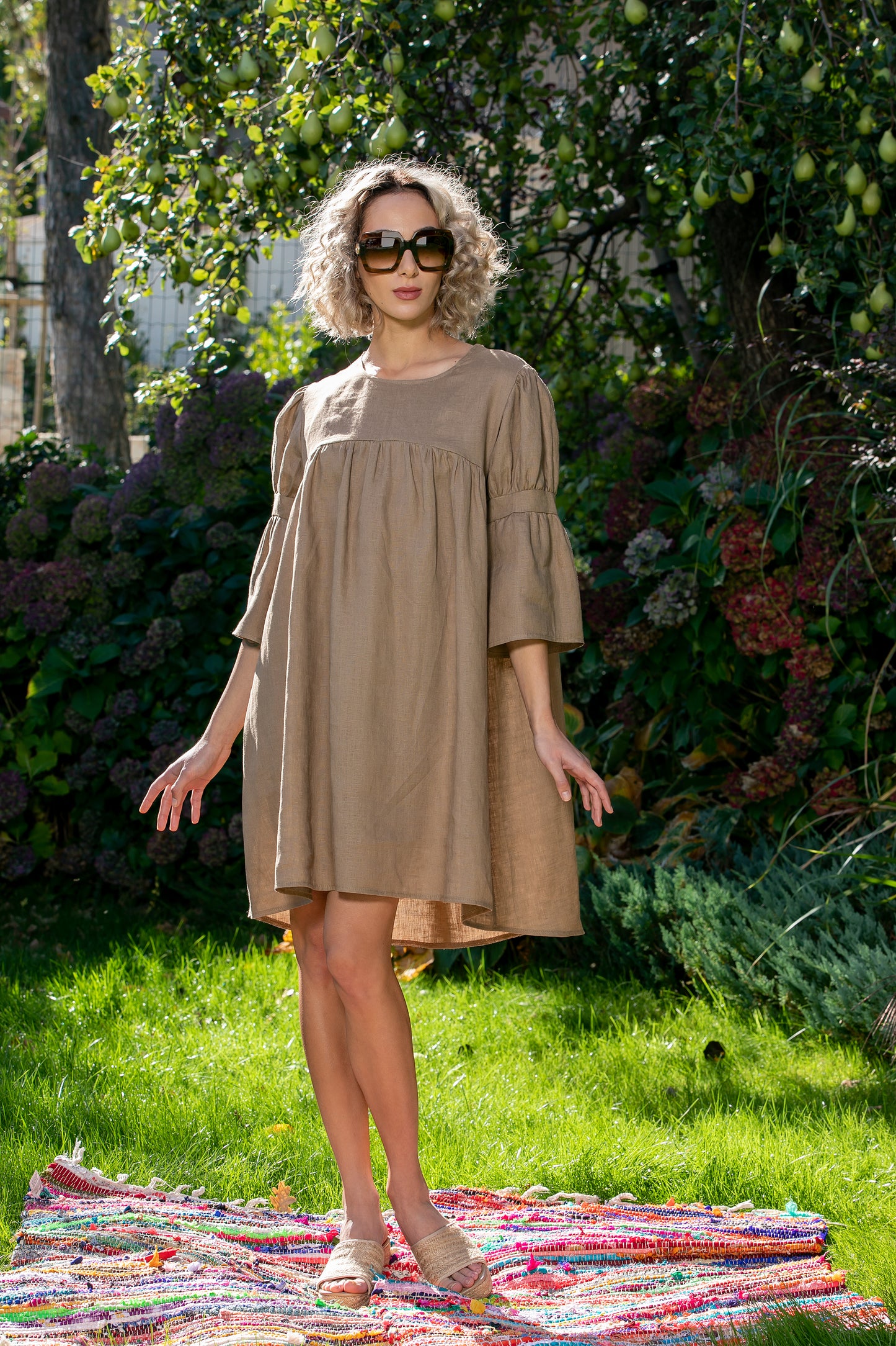 Loose Linen Dress