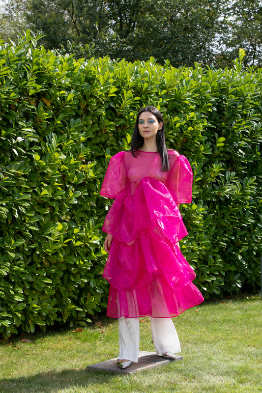 Pink Organza Dress