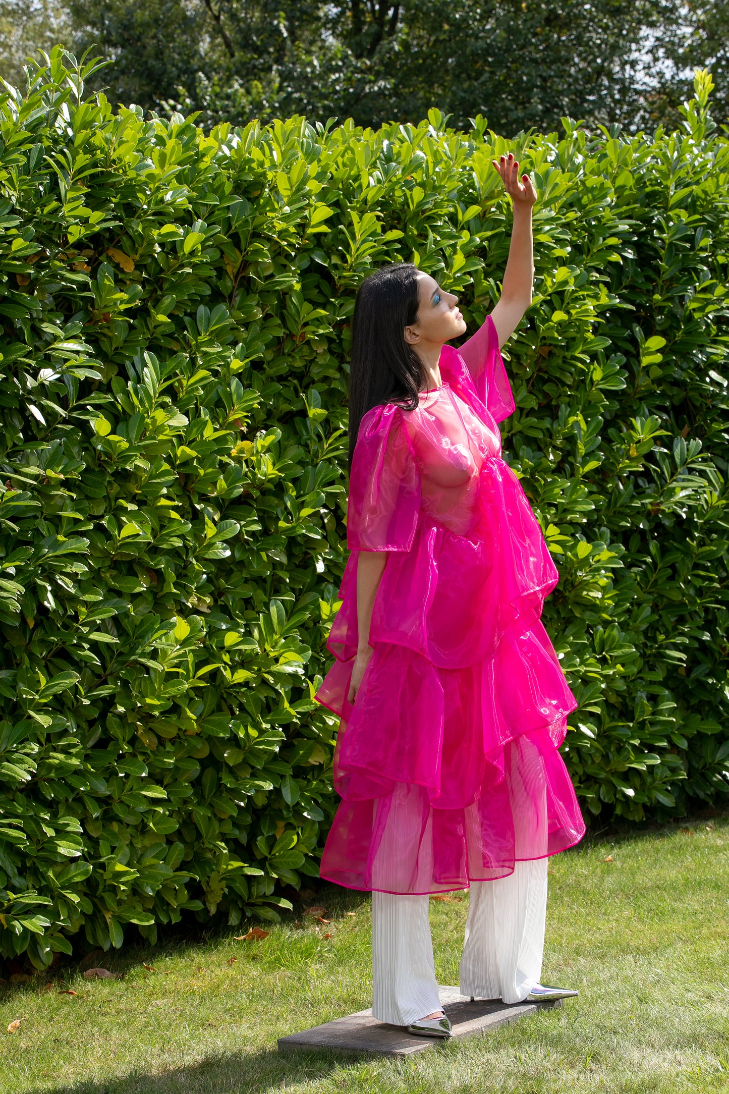 Pink Organza Dress