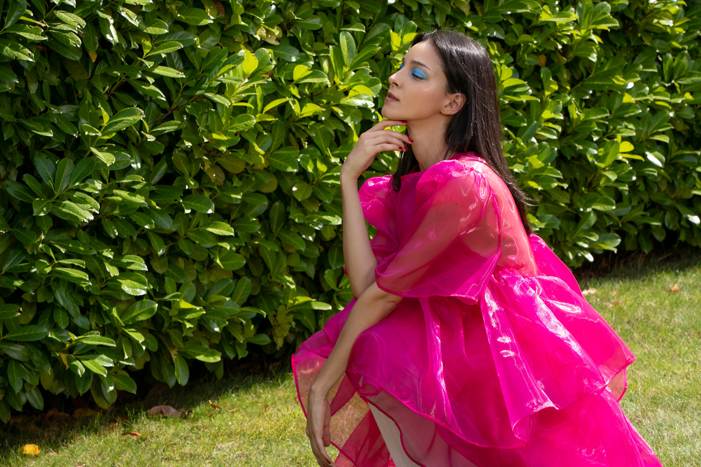 Pink Organza Dress