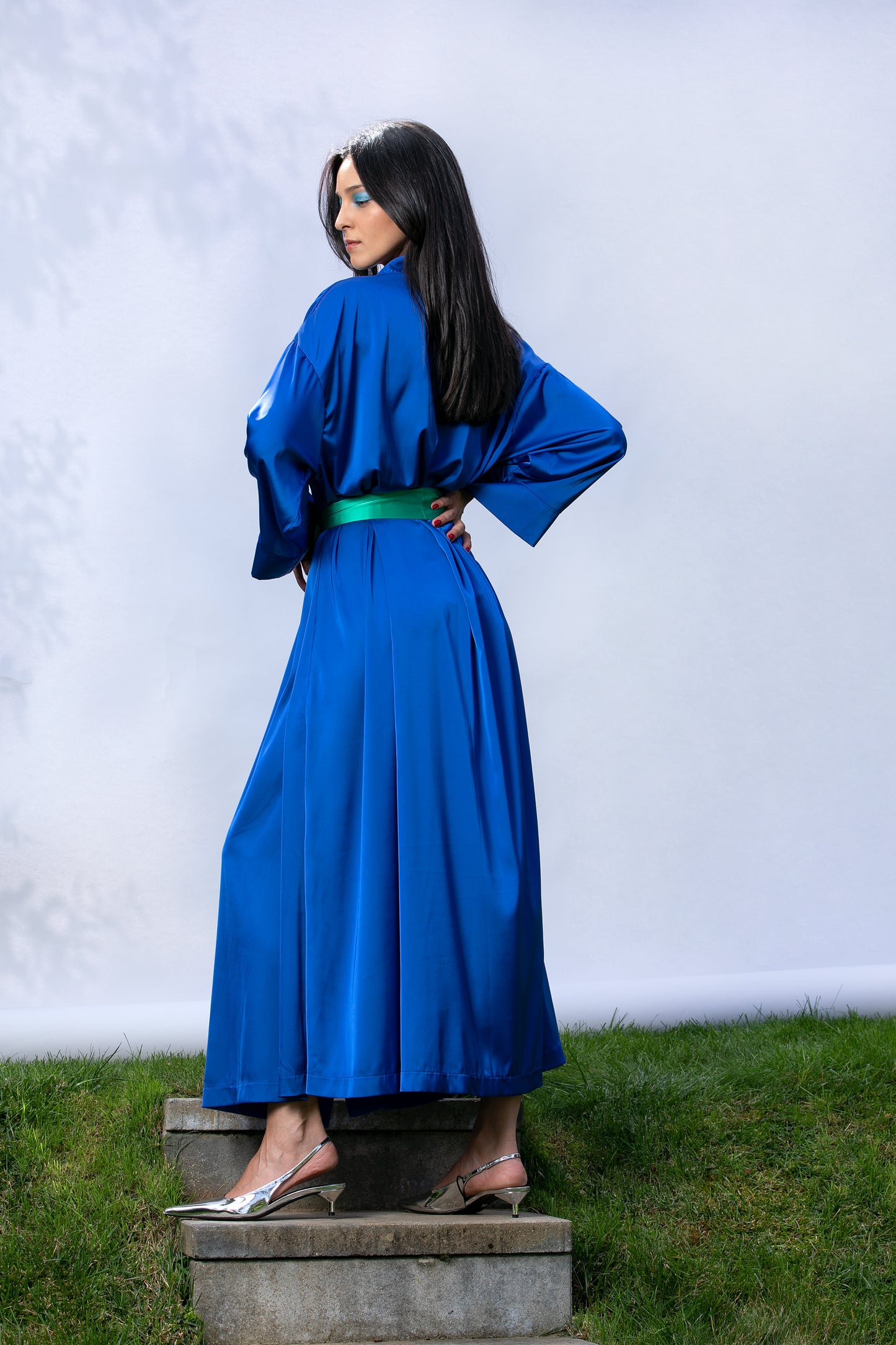 Royal Blue Wrap Dress