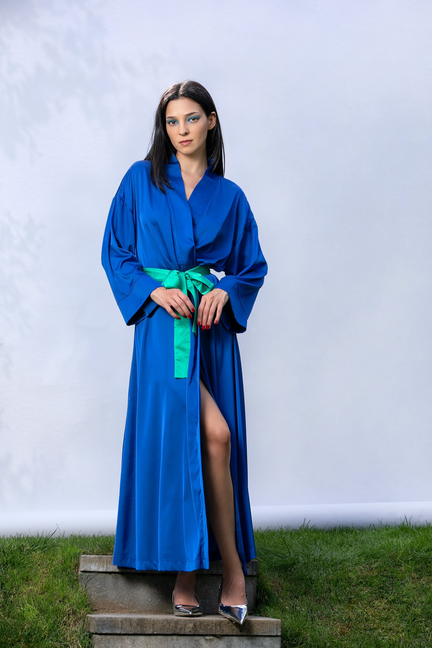 Royal Blue Wrap Dress