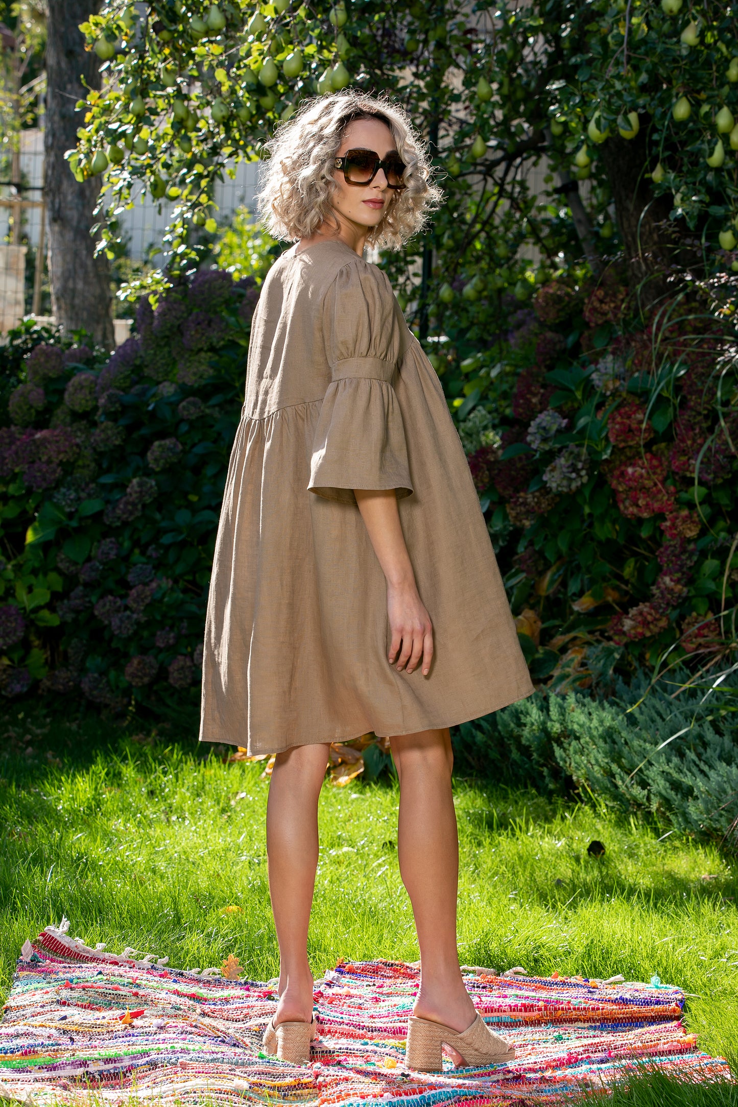 Loose Linen Dress