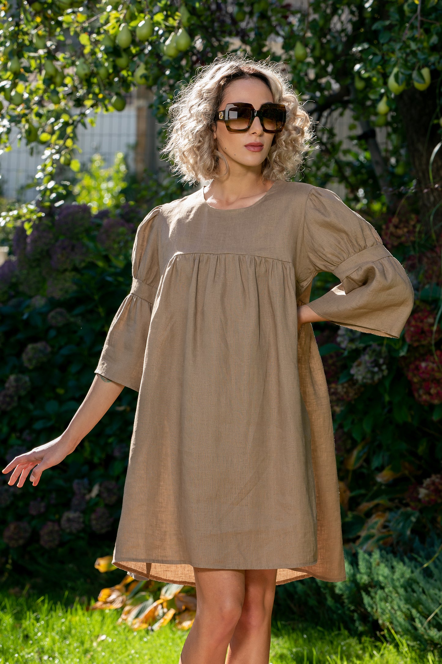 Loose Linen Dress