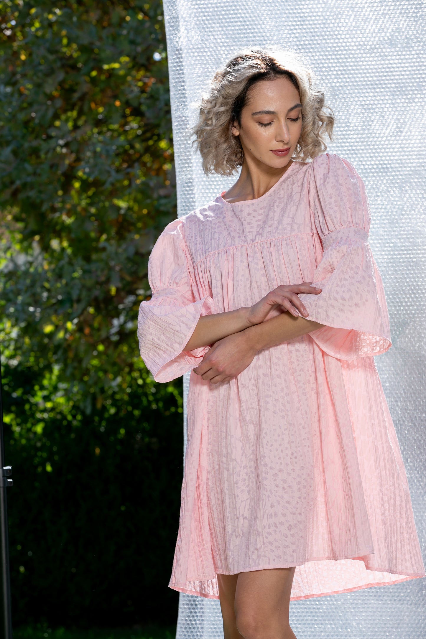 Pink Cotton Dress