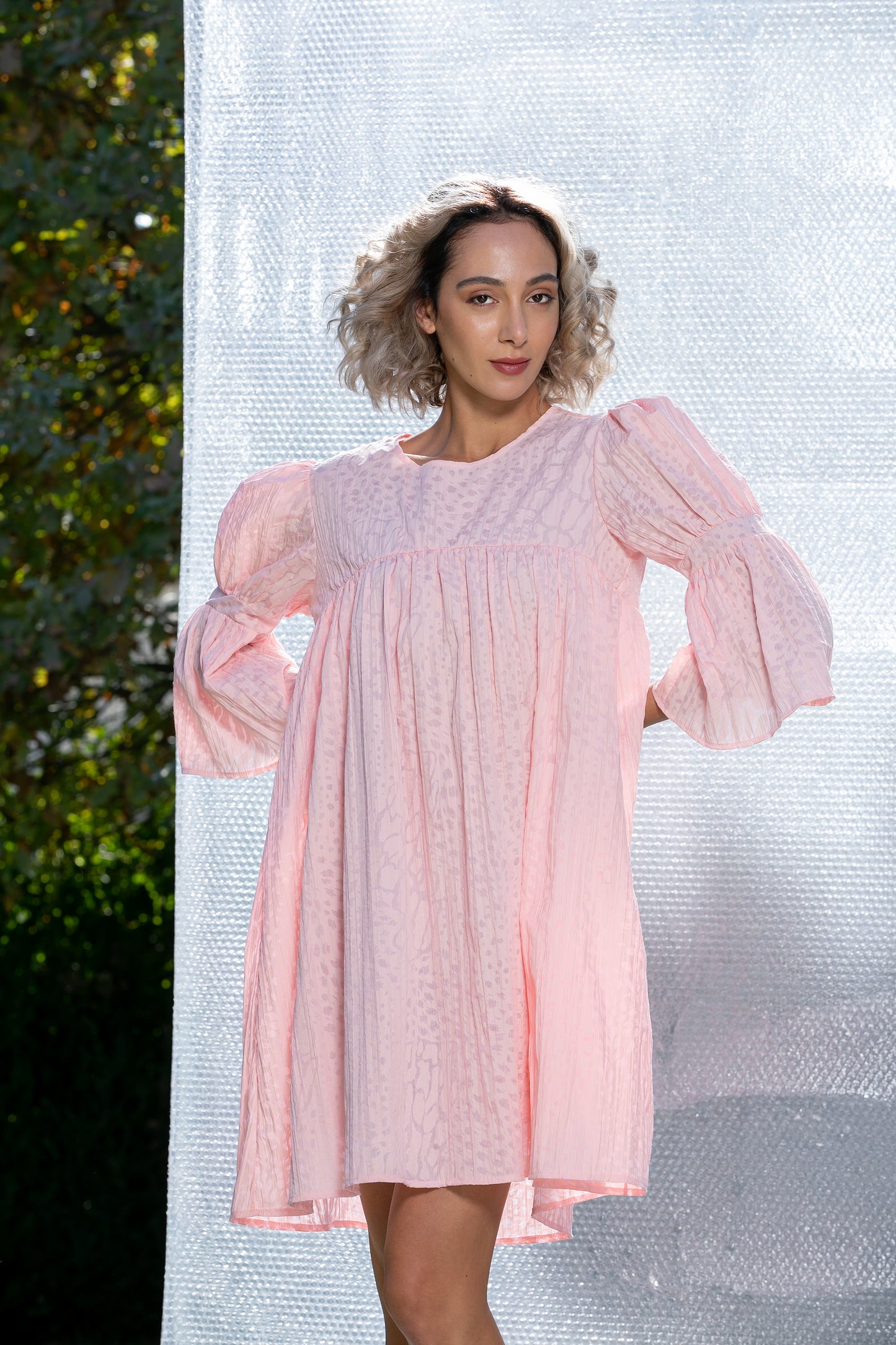 Pink Cotton Dress