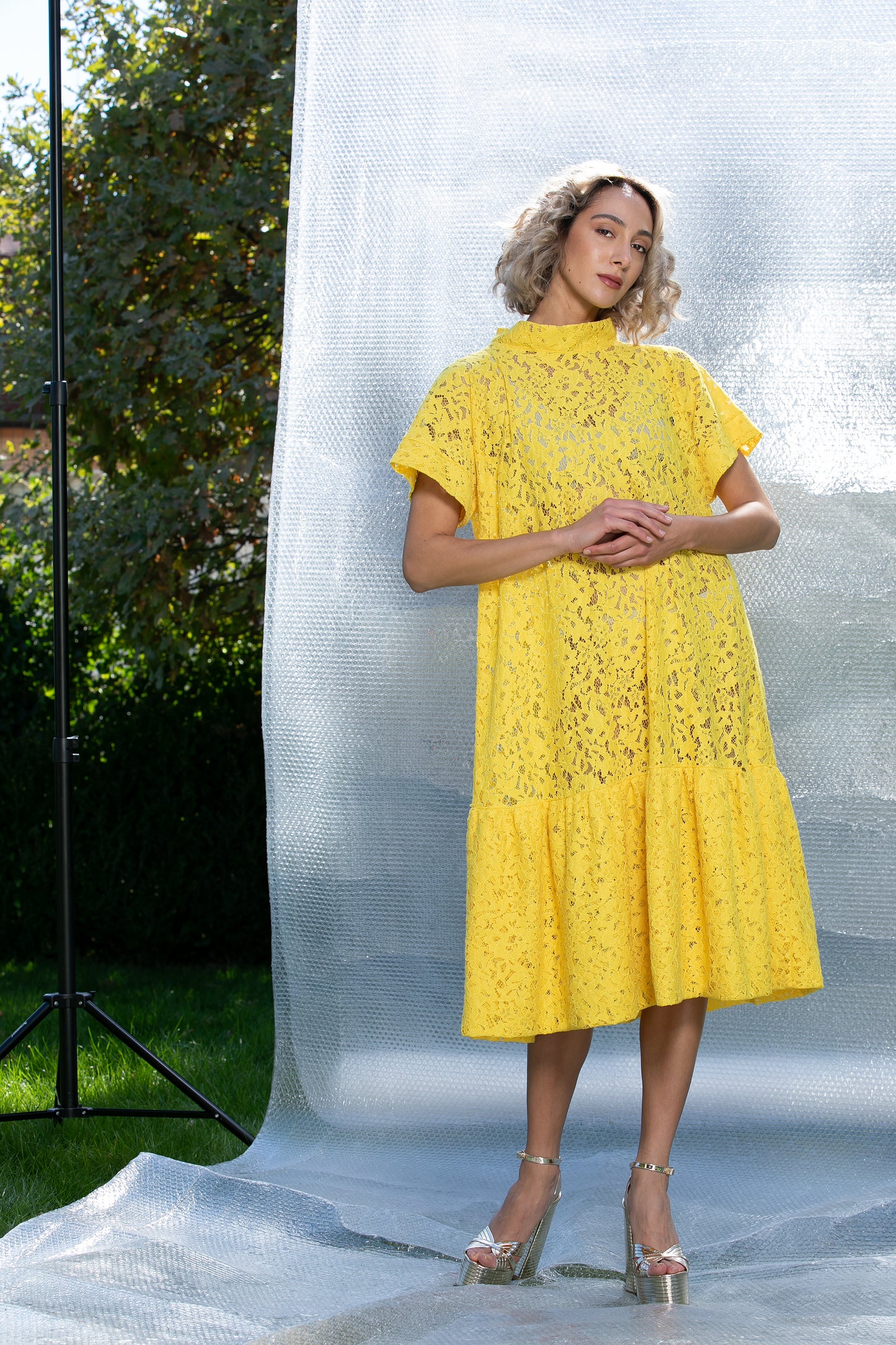 Yellow Lace Dress