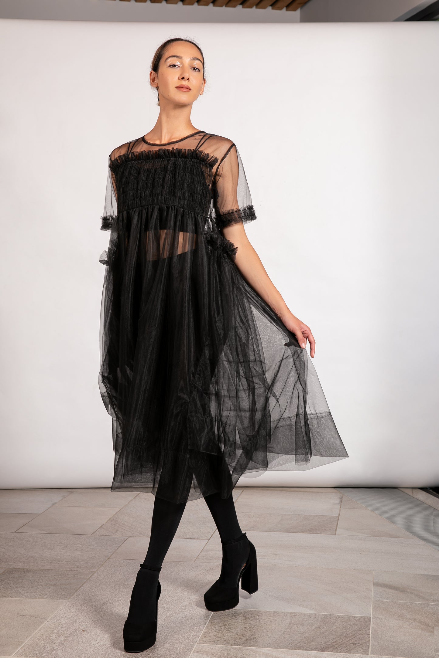 Black Tulle Dress