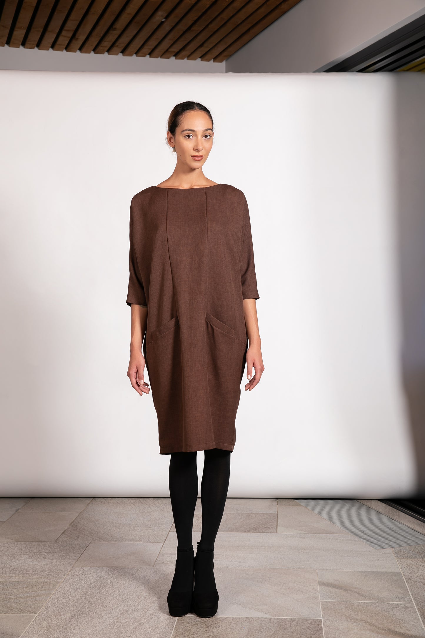 Wool Kaftan Dress