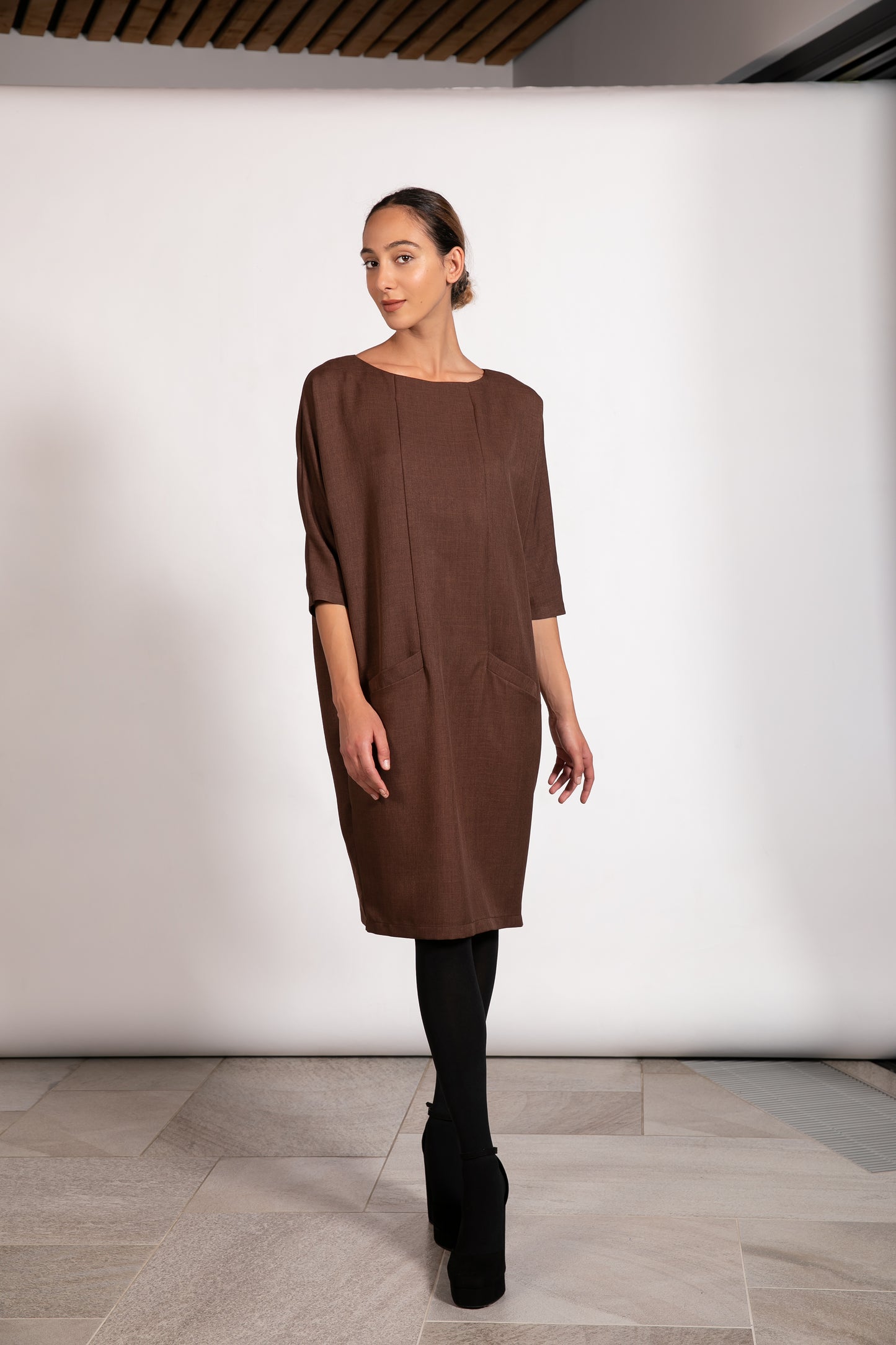 Wool Kaftan Dress