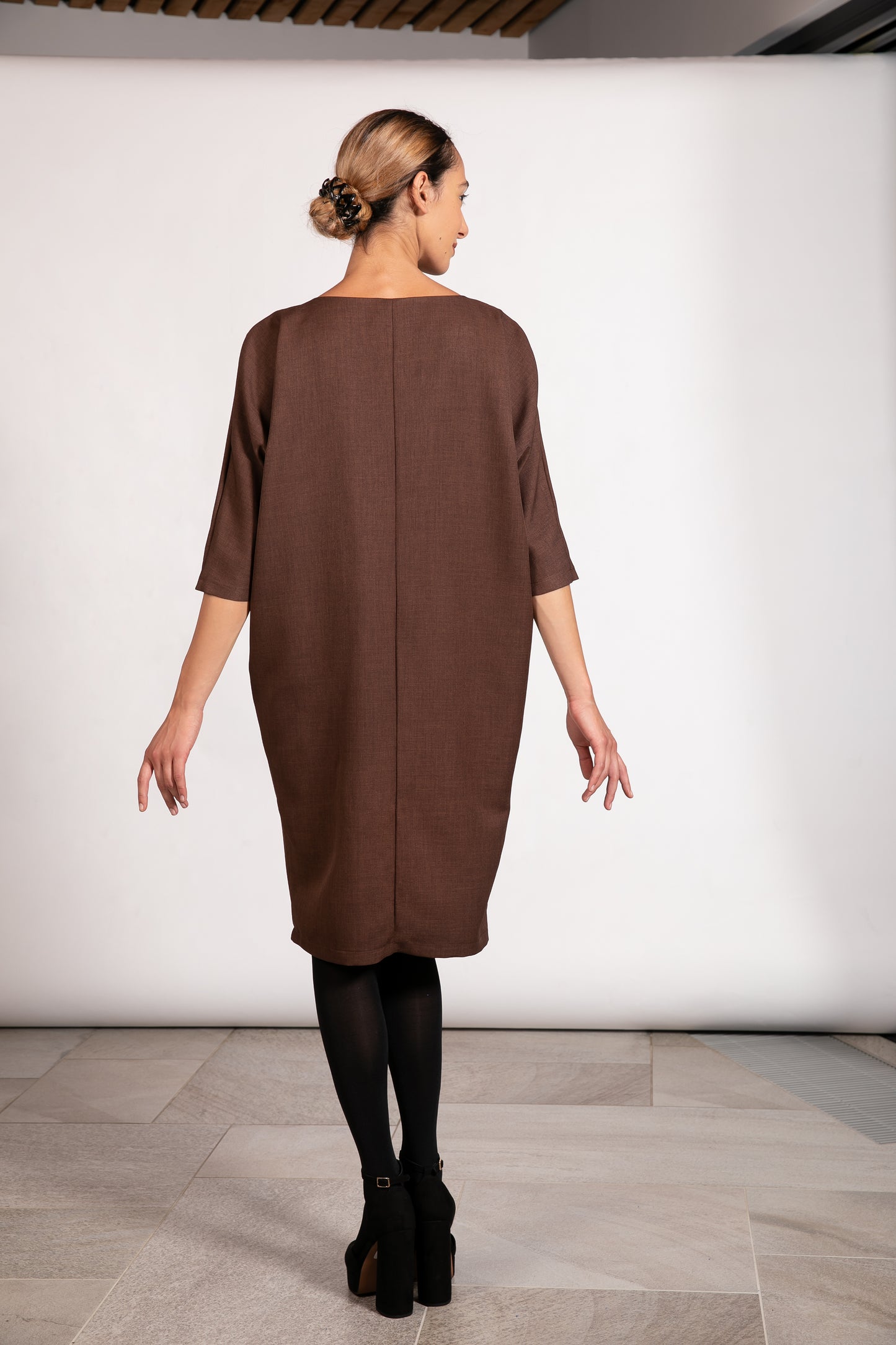 Wool Kaftan Dress