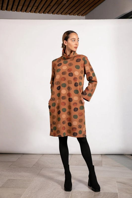 Dotted Winter Dress