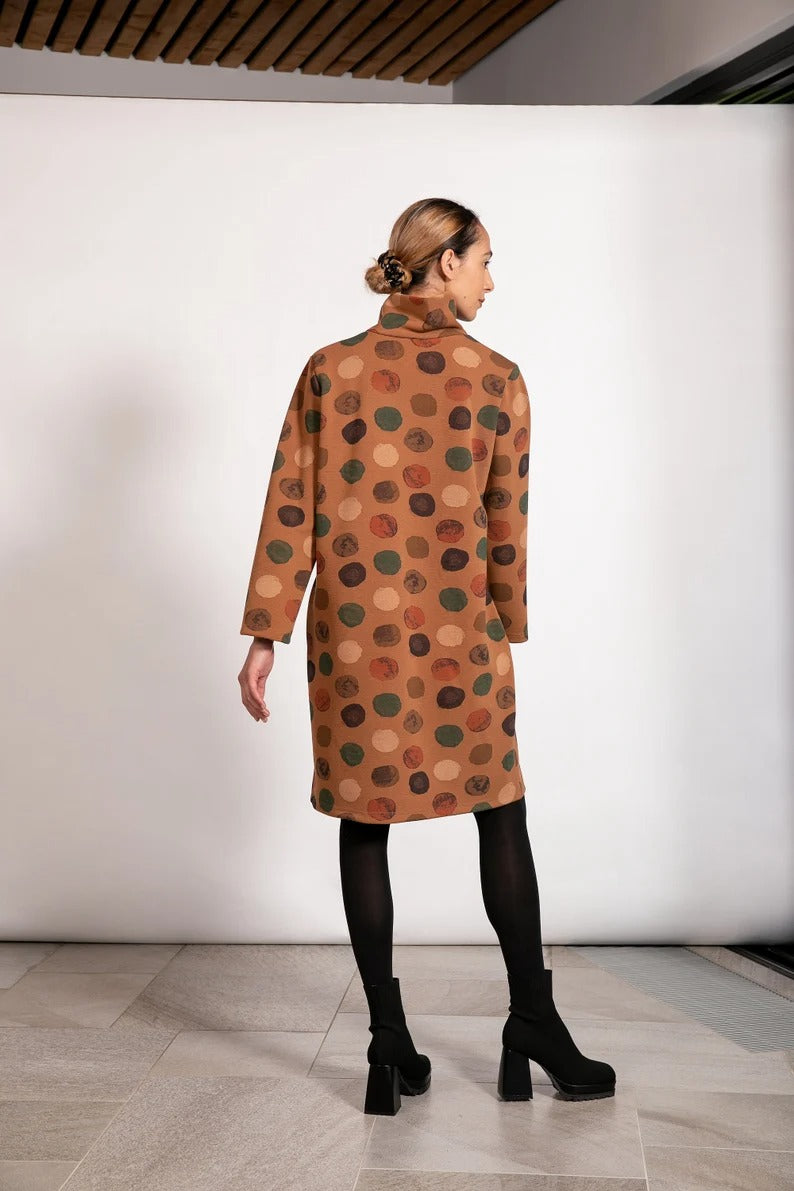 Dotted Winter Dress