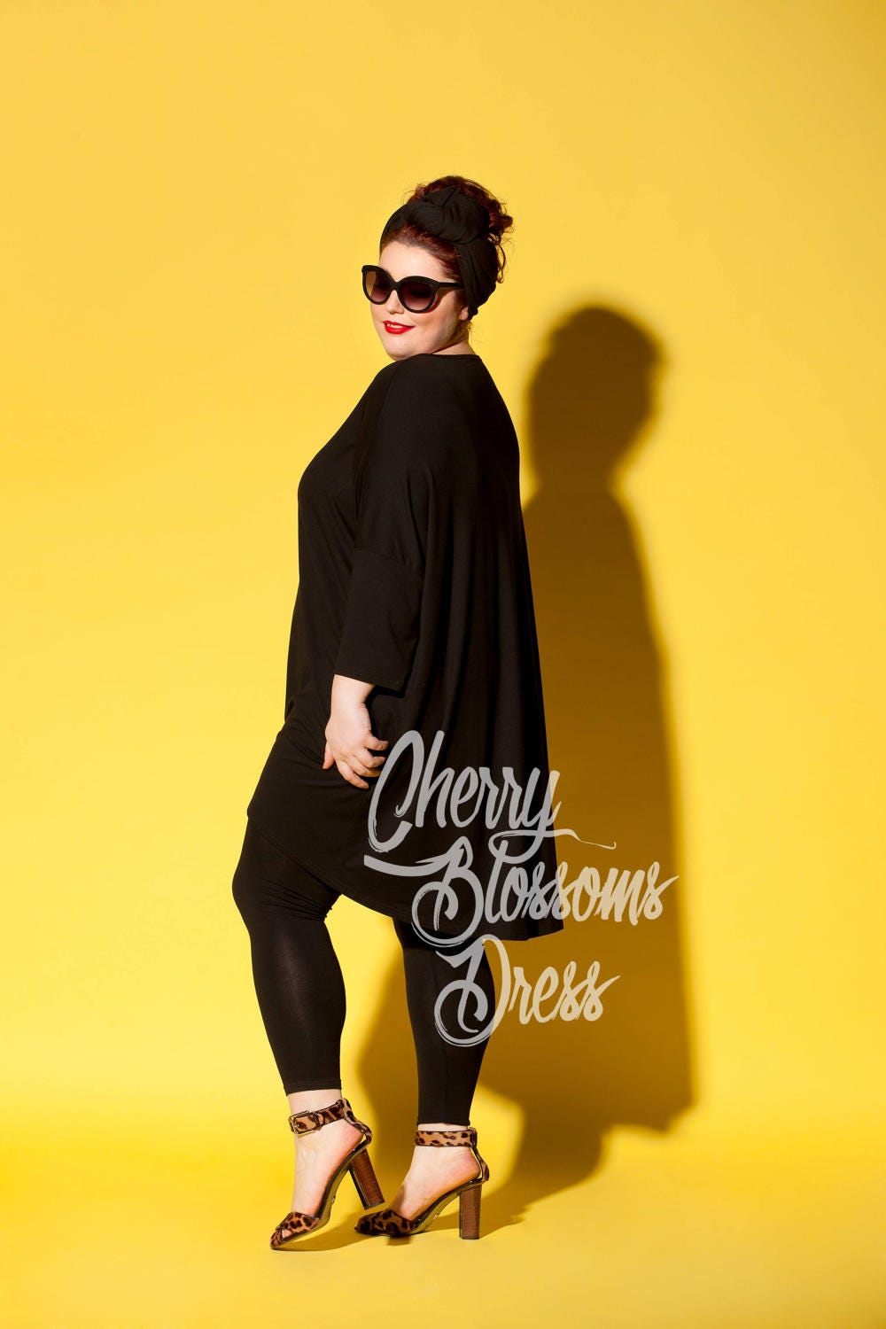 Black Plus Size Loungewear Set