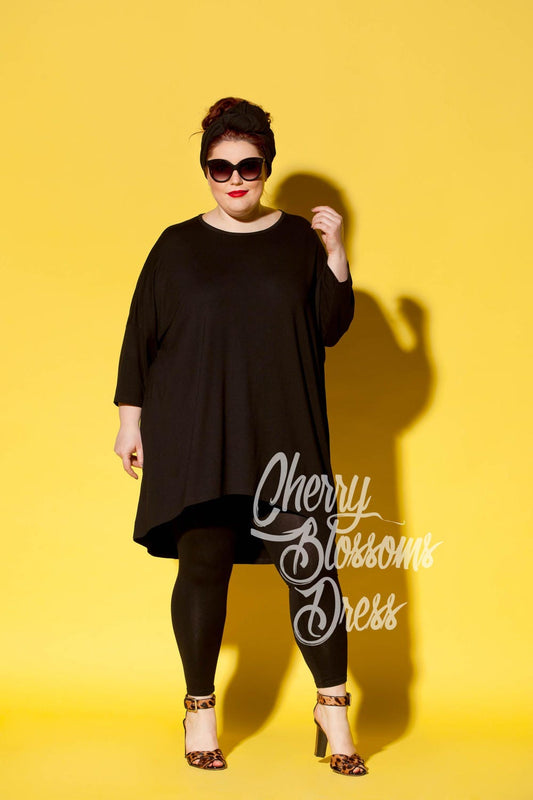 Black Plus Size Loungewear Set