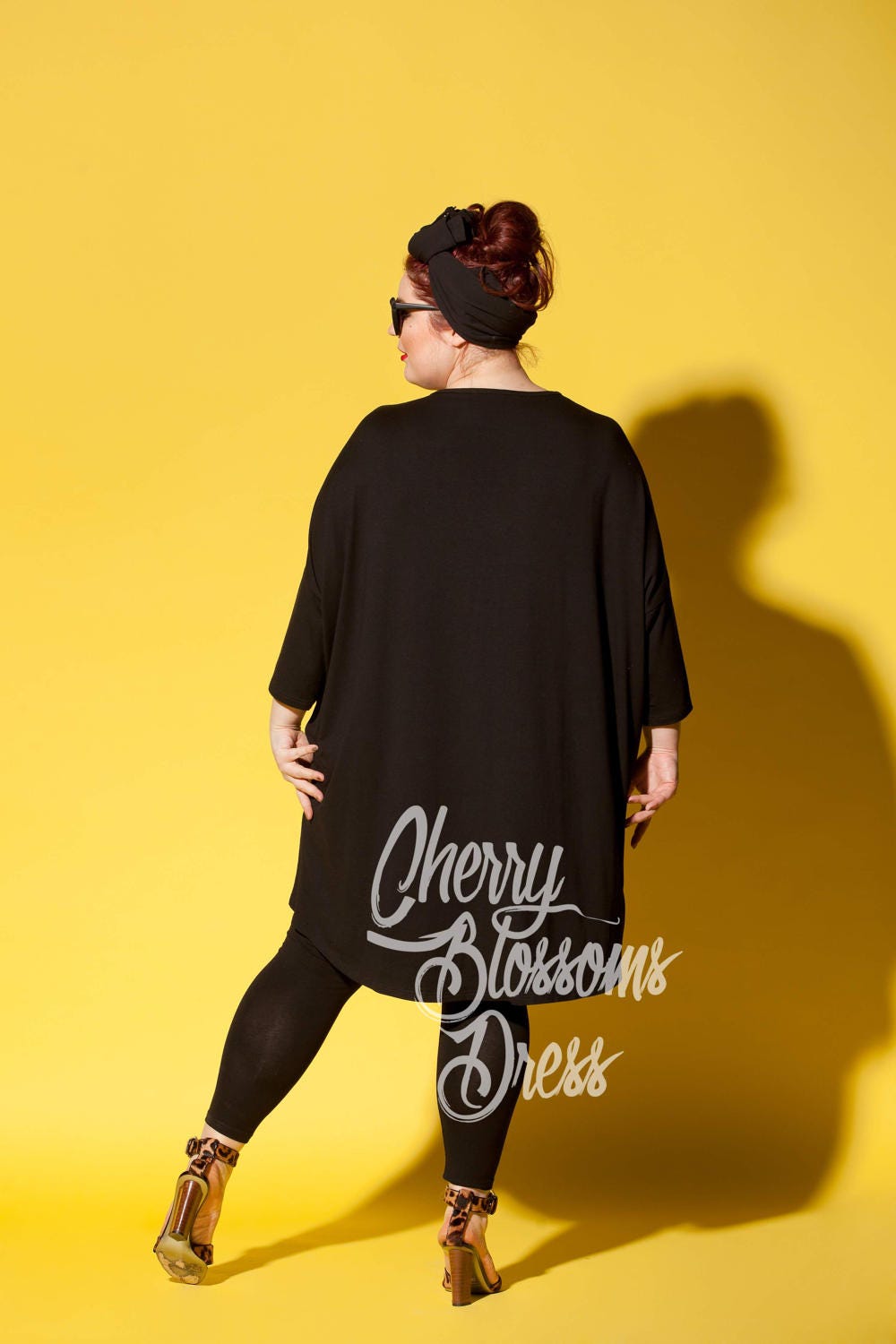 Black Plus Size Loungewear Set