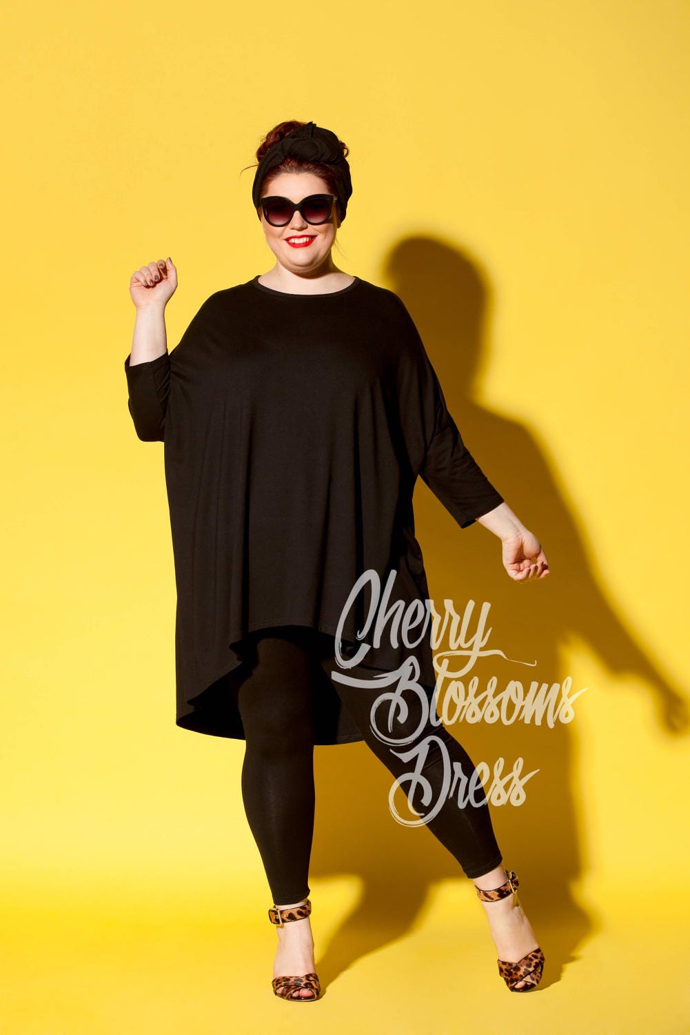 Black Plus Size Loungewear Set