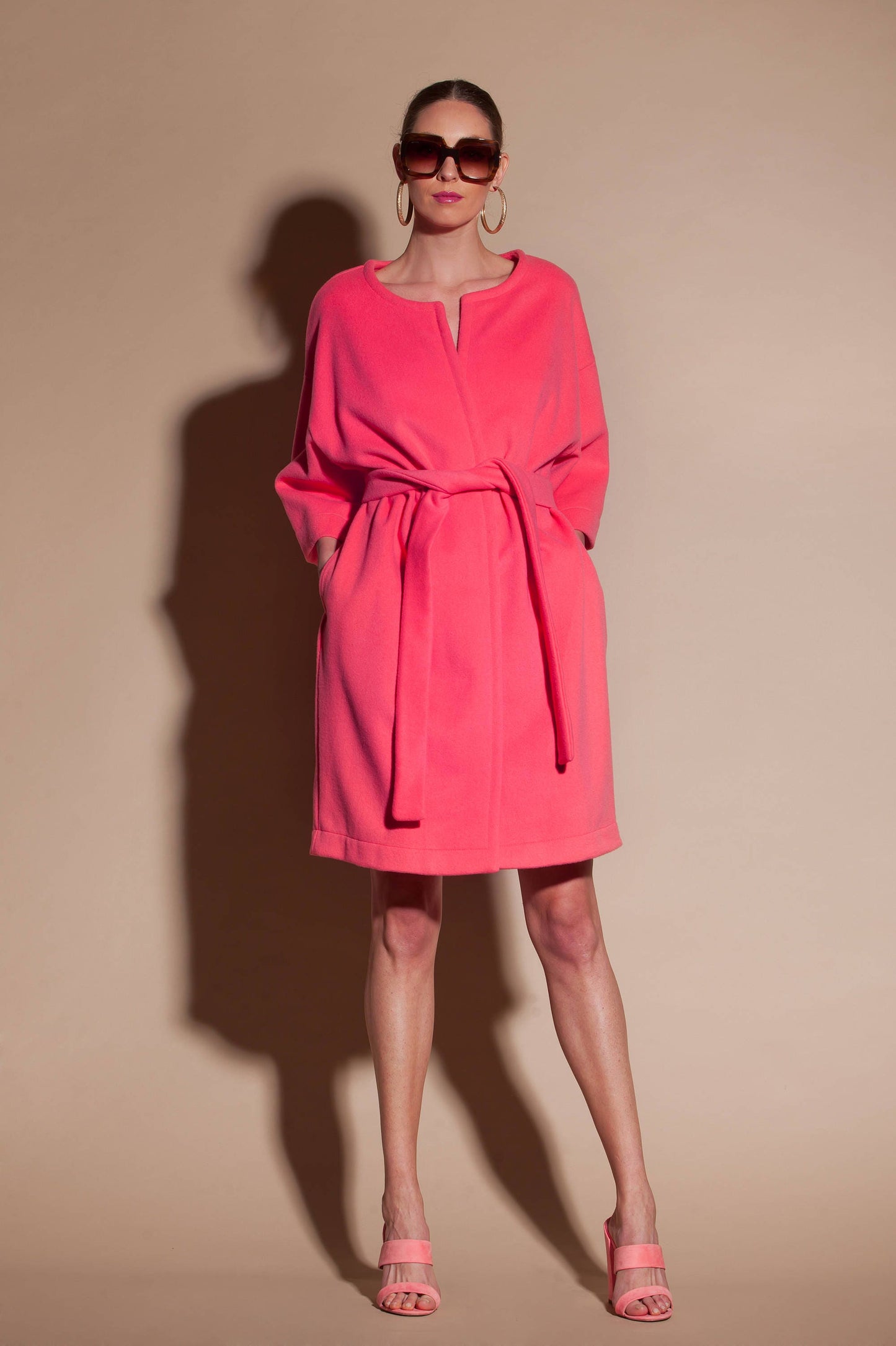 Pink Cashmere Coat