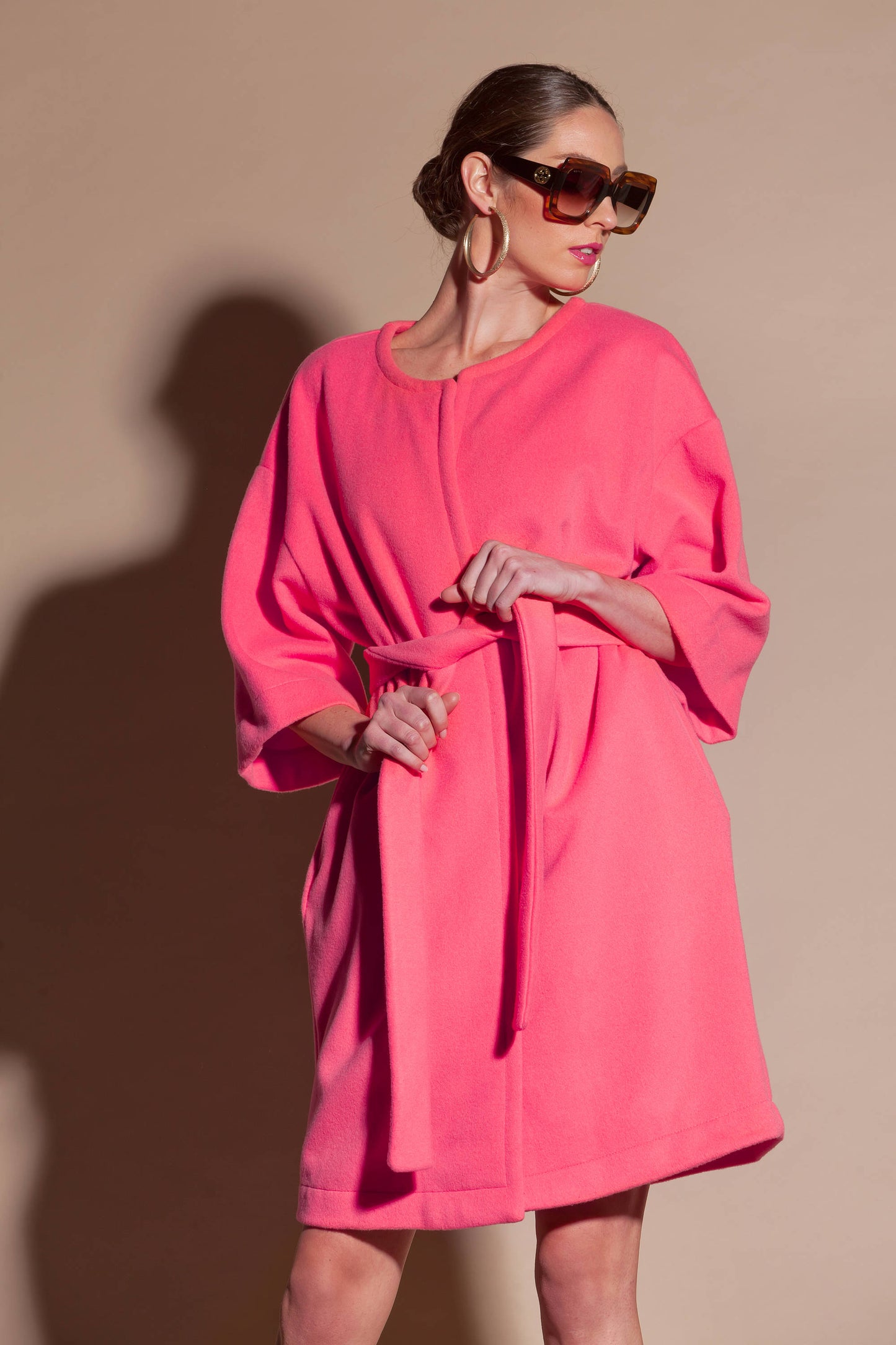 Pink Cashmere Coat