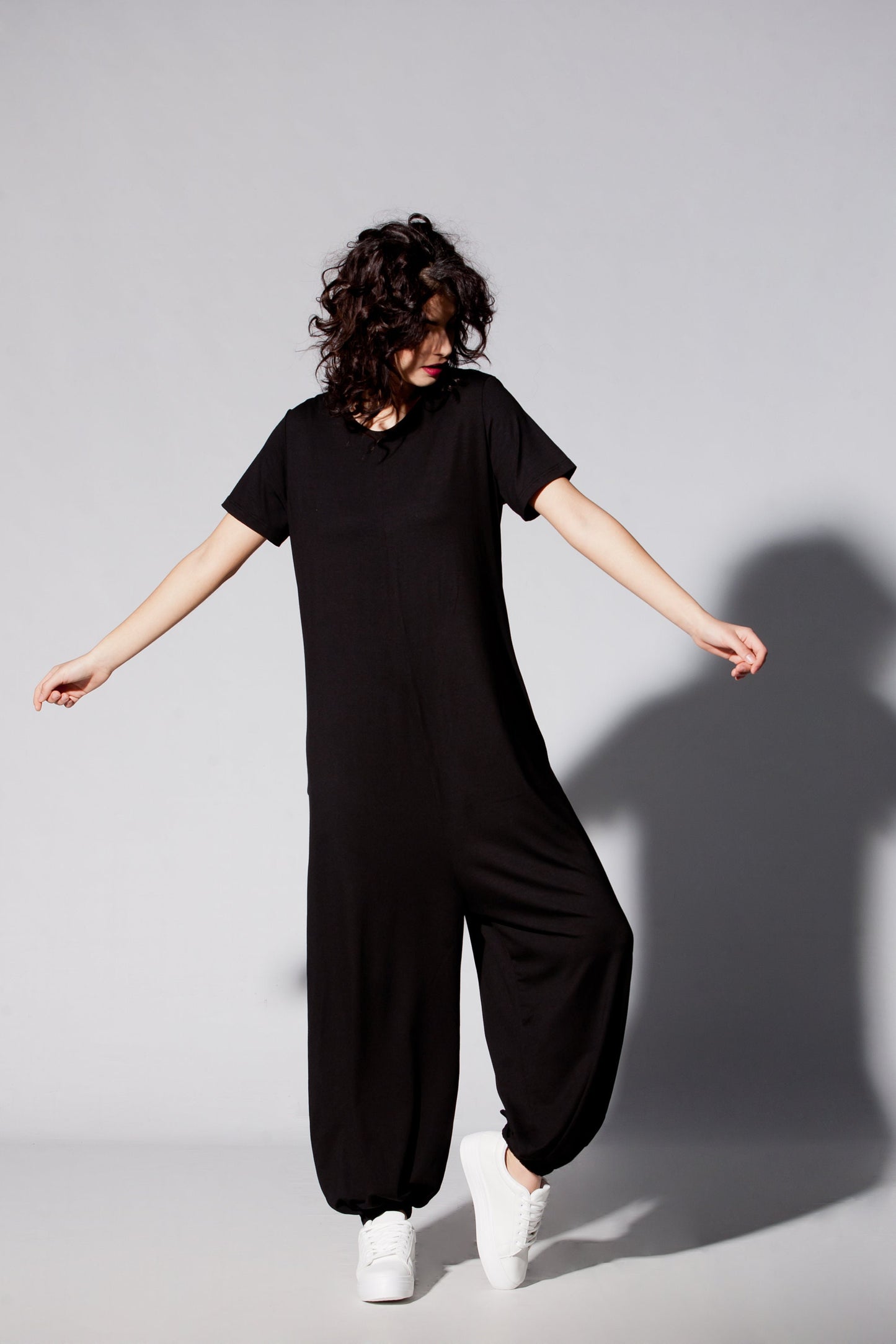 Black Jumpsuit with Pockets