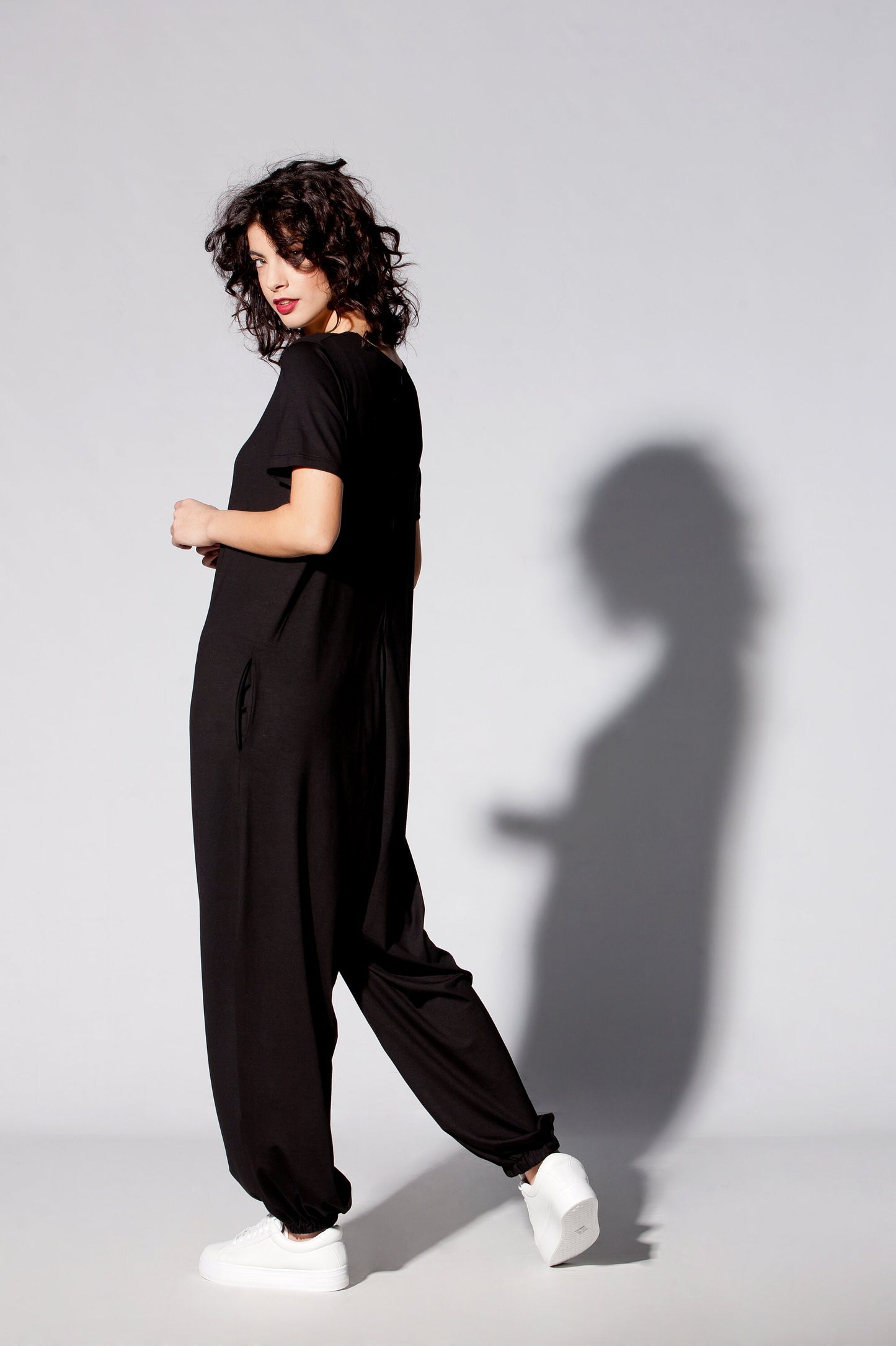 Black Jumpsuit with Pockets