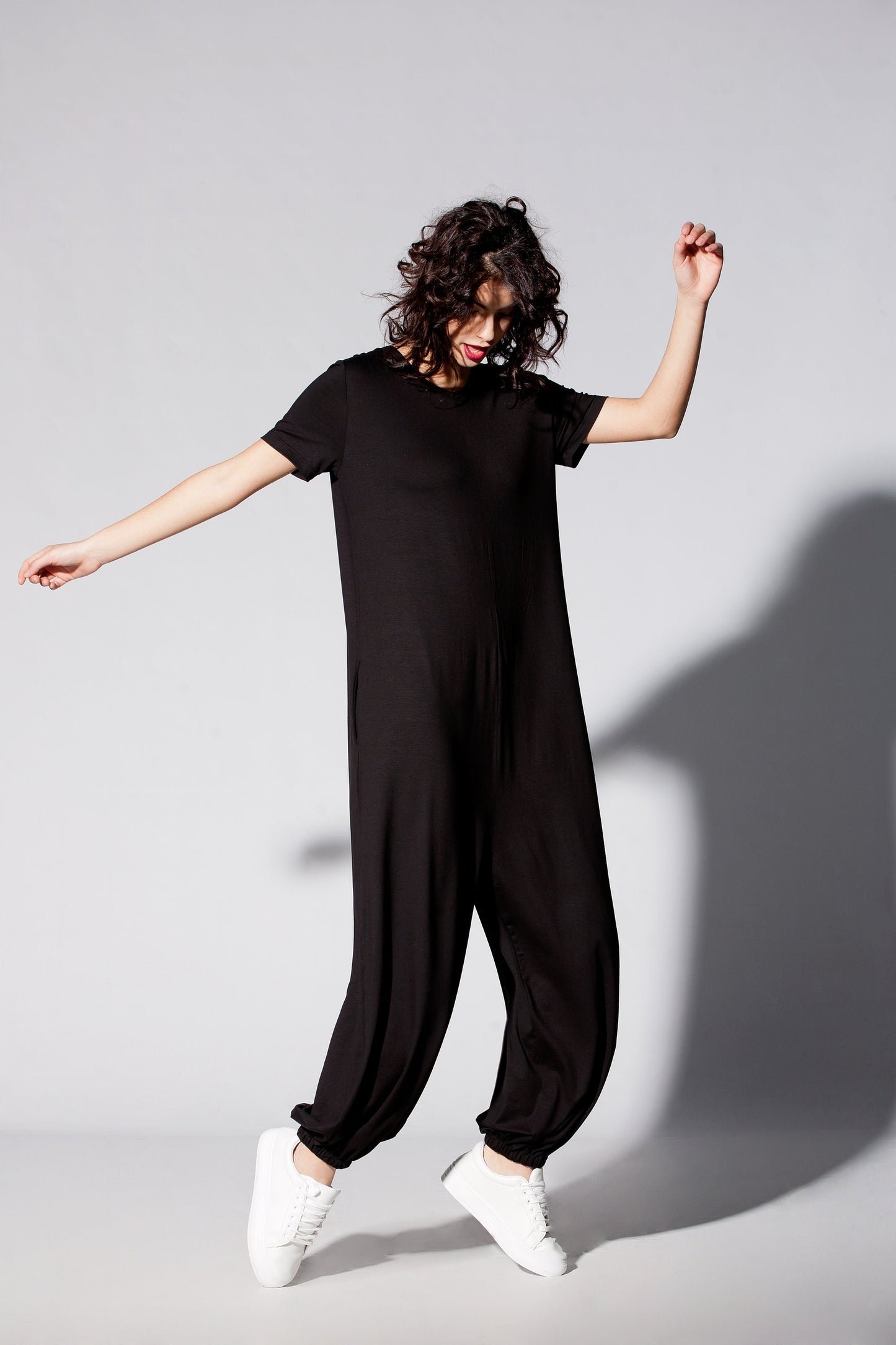 Black Jumpsuit with Pockets