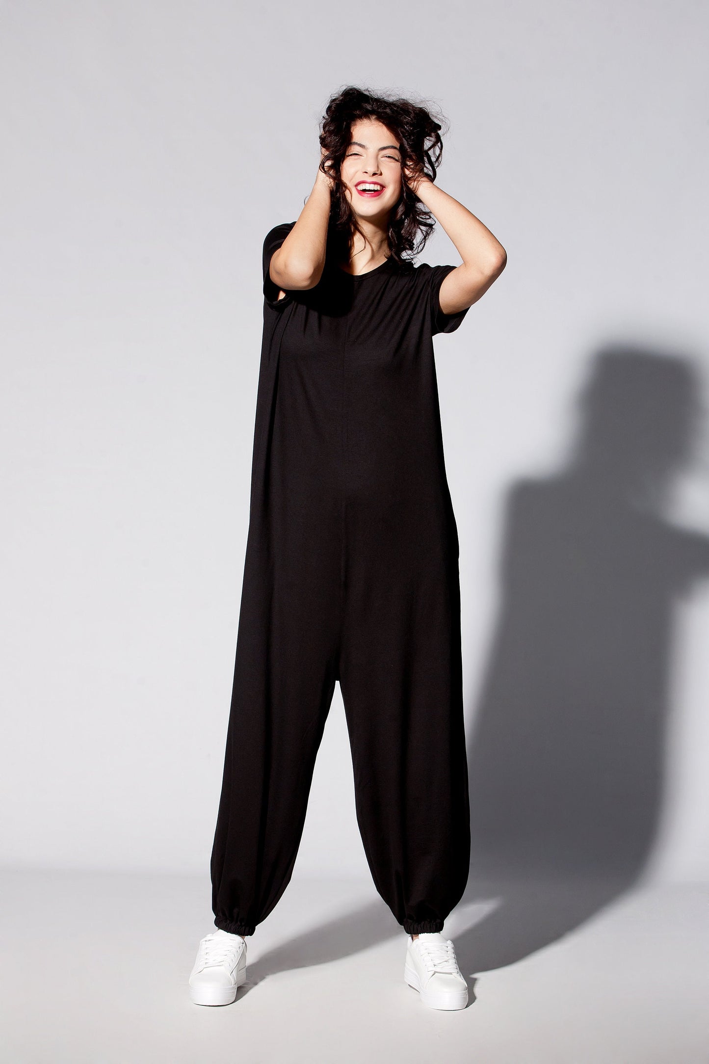 Black Jumpsuit with Pockets