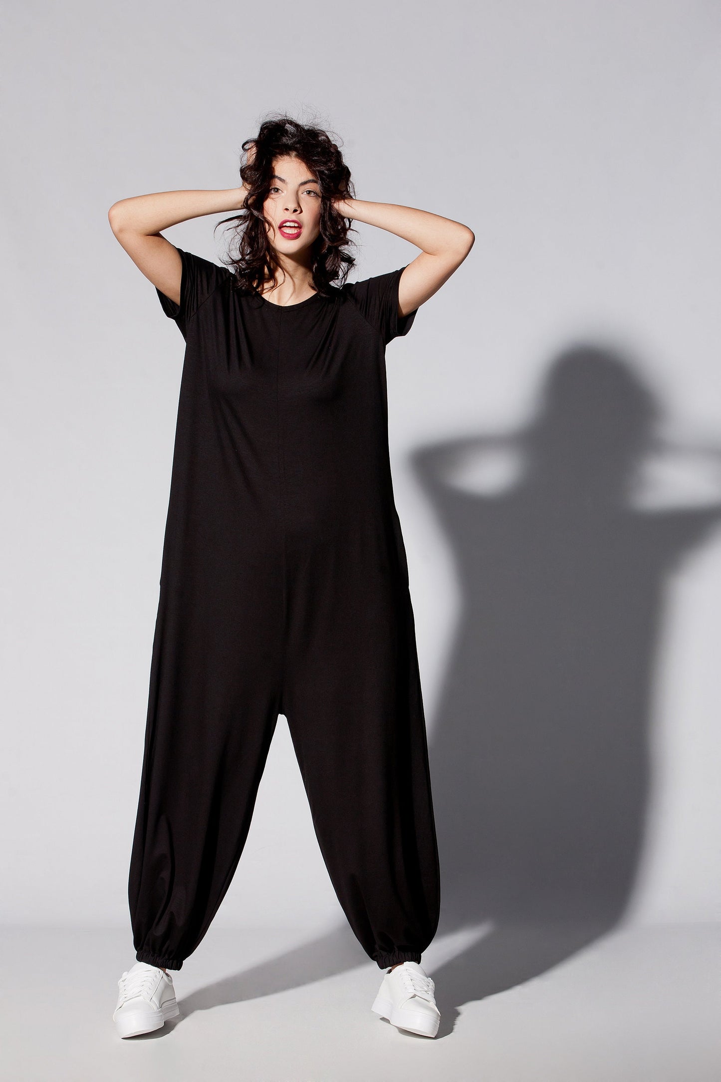 Black Jumpsuit with Pockets