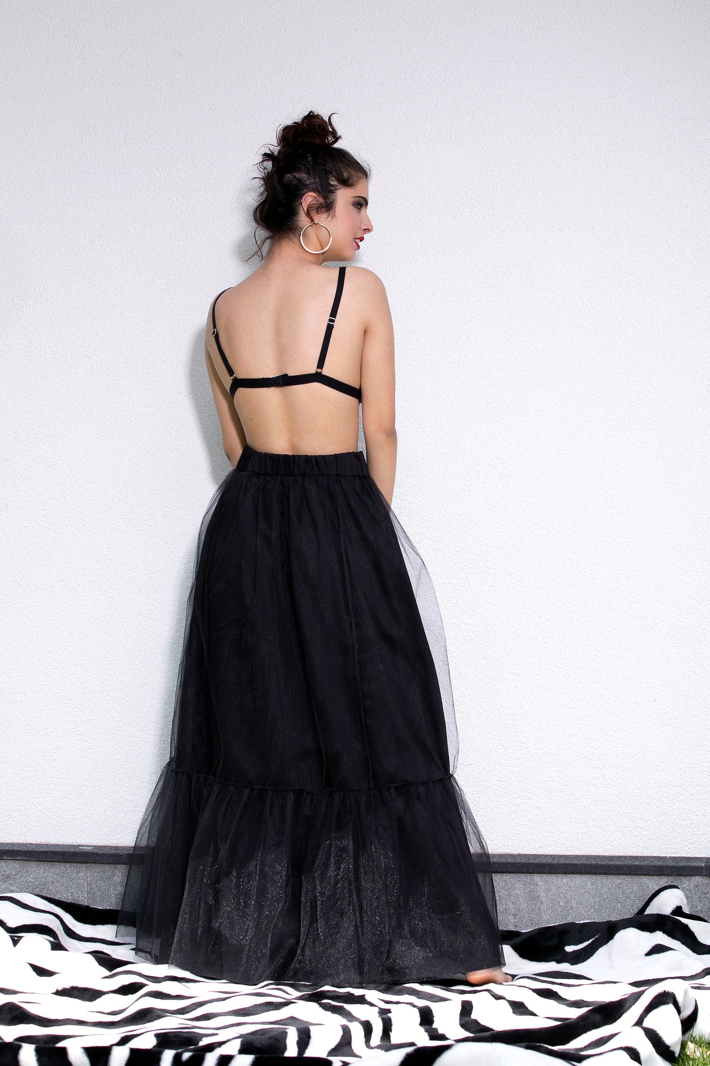 Long Tulle Skirt