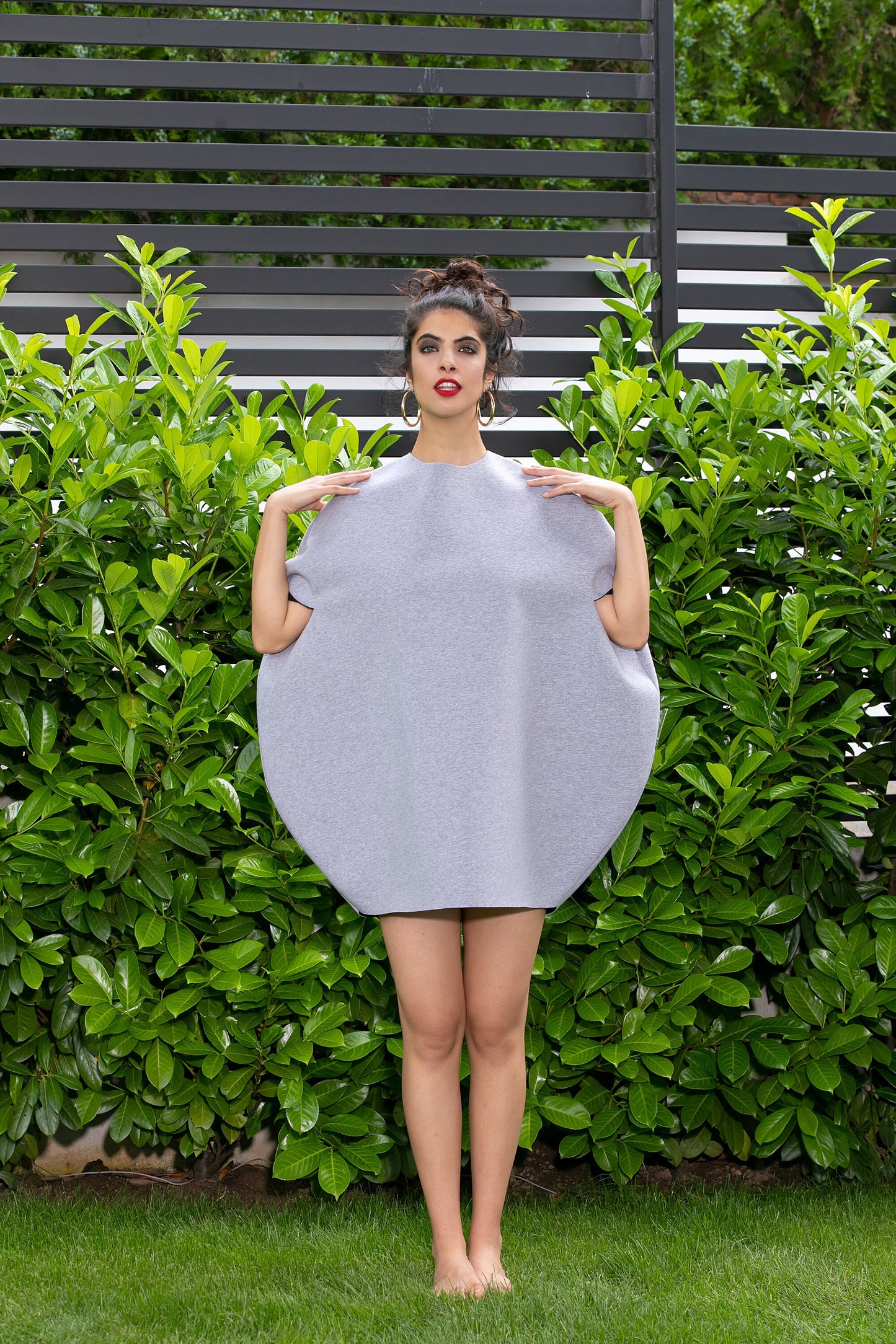 Gray Bubble Dress