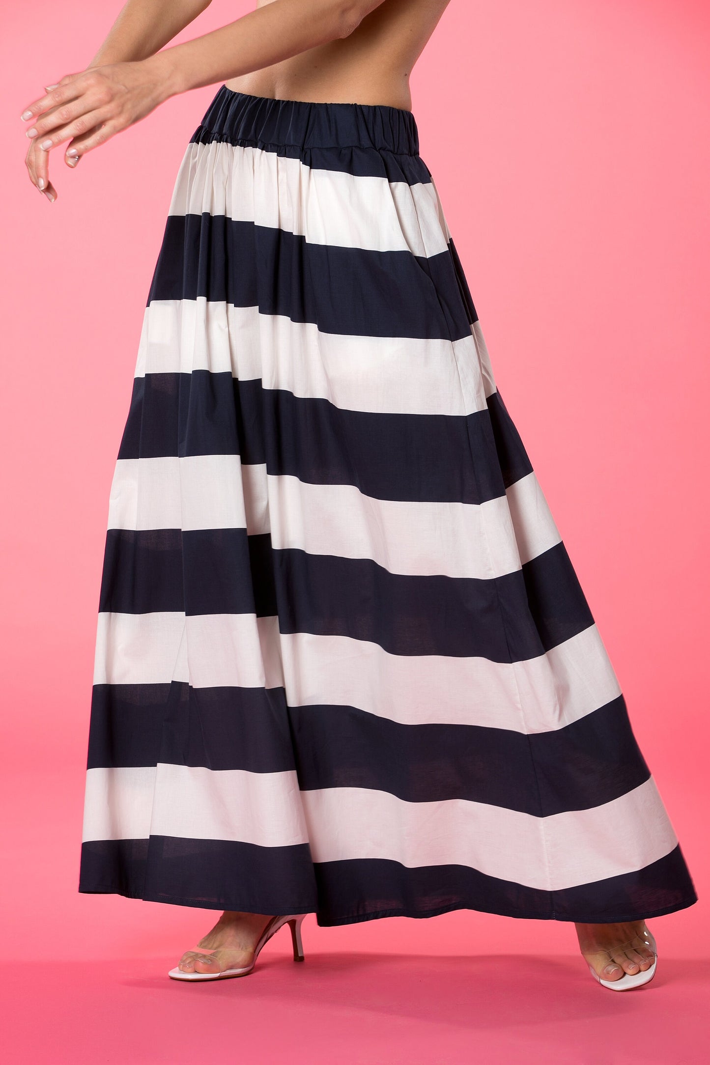 Striped Maxi Skirt