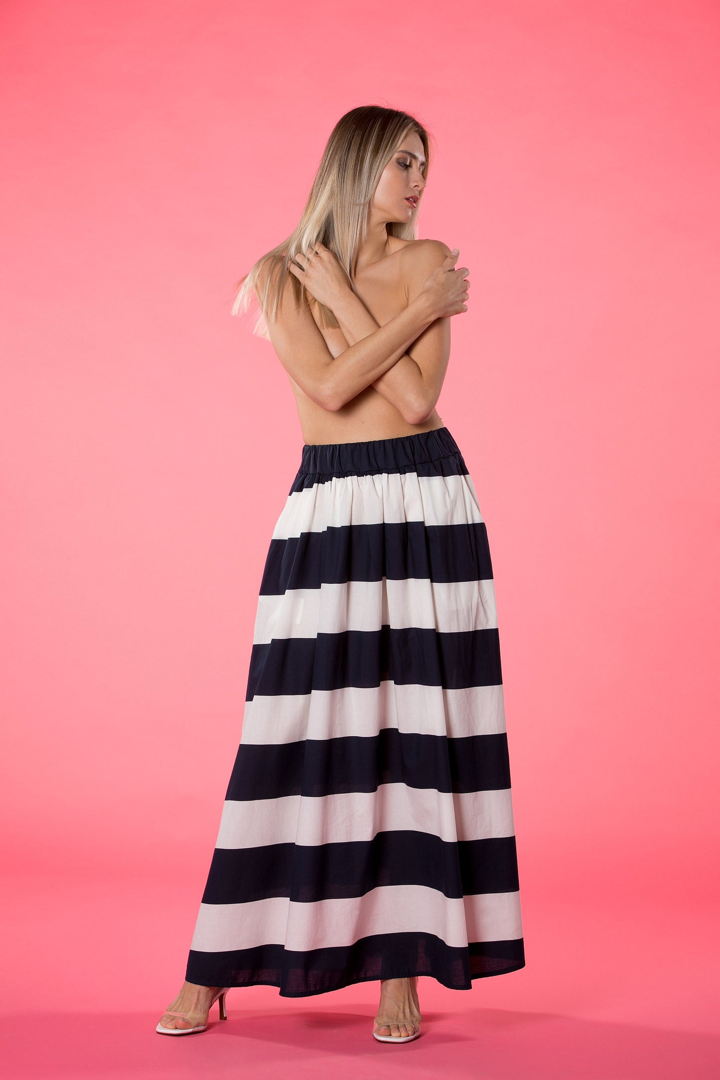 Striped Maxi Skirt