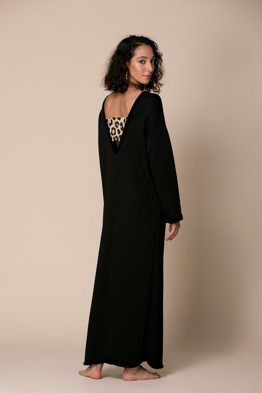 Backless Caftan Dress