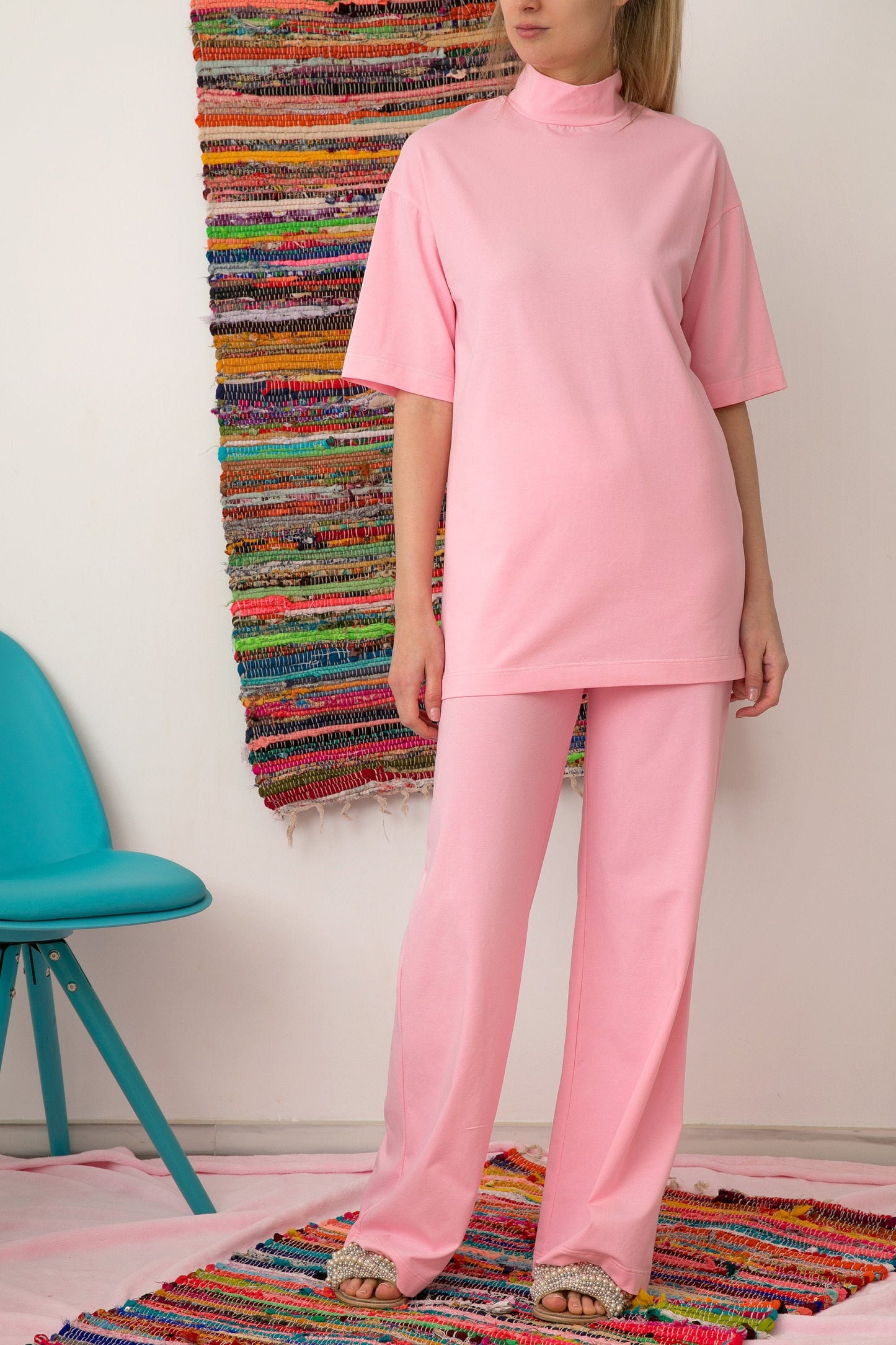 Pink Loungewear Set