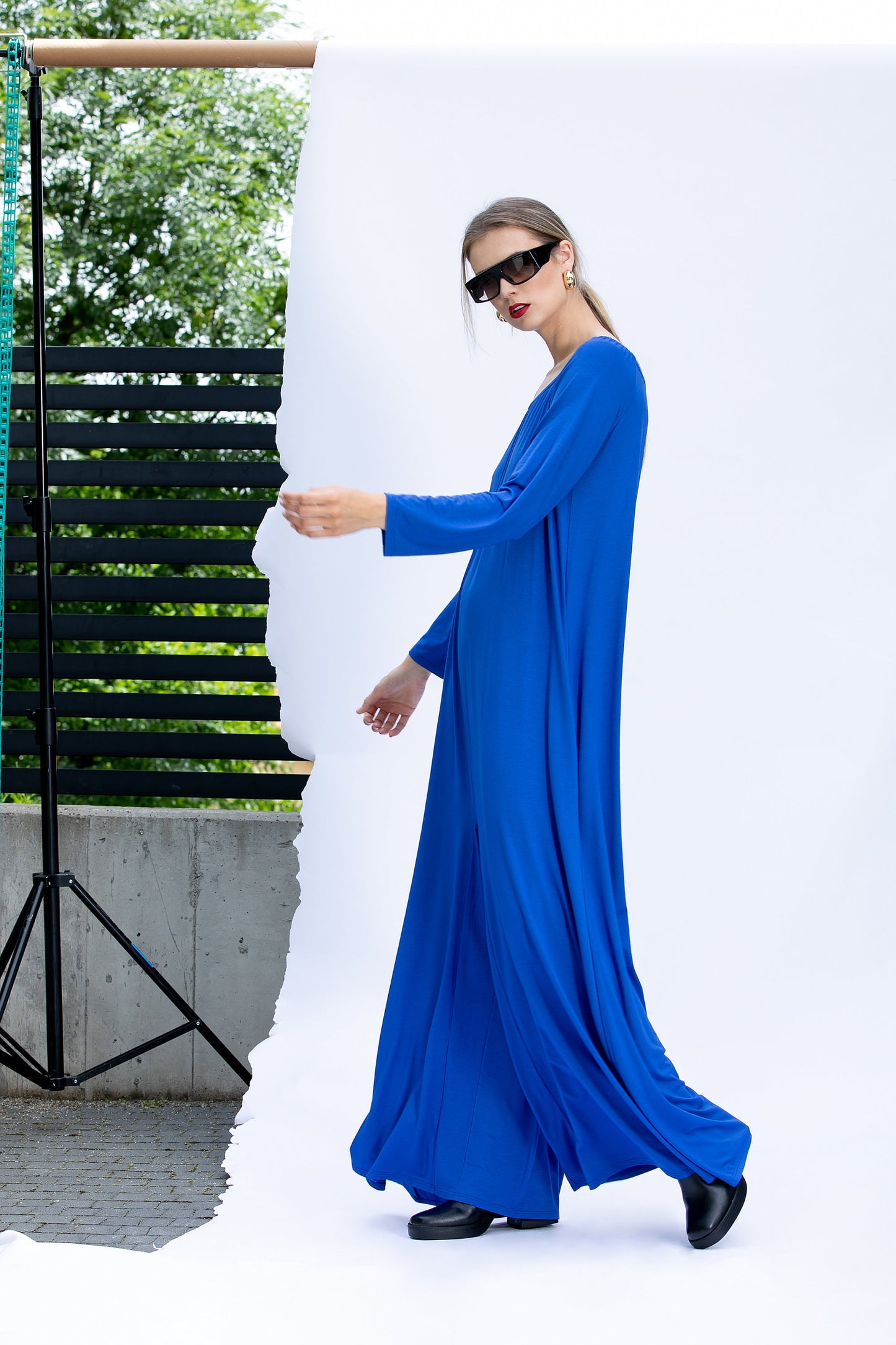 Royal Blue Wide Leg Jumpsuit