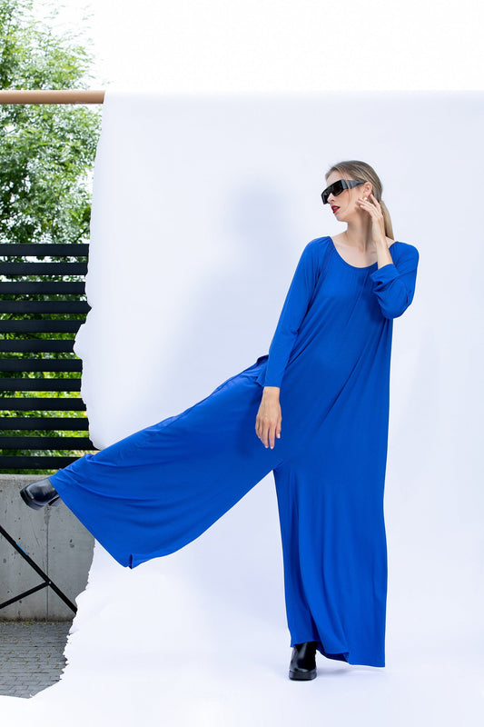 Royal Blue Wide Leg Jumpsuit