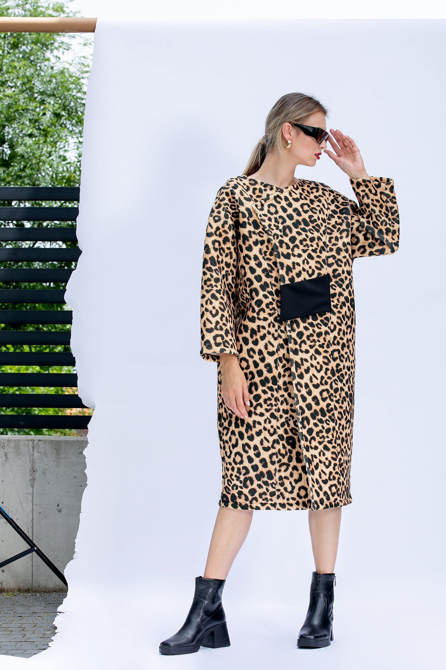 Leopard Print Coat