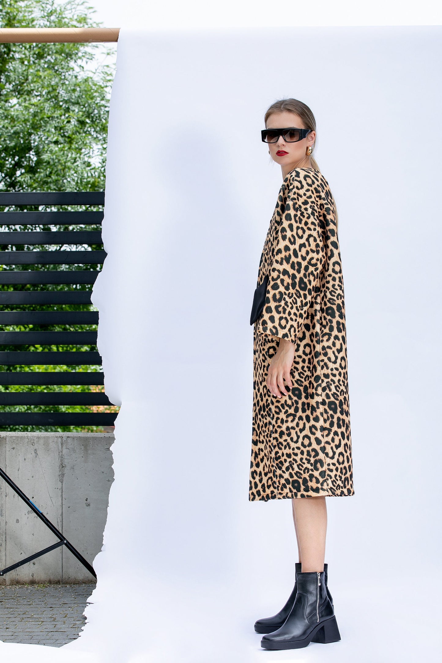 Leopard Print Coat