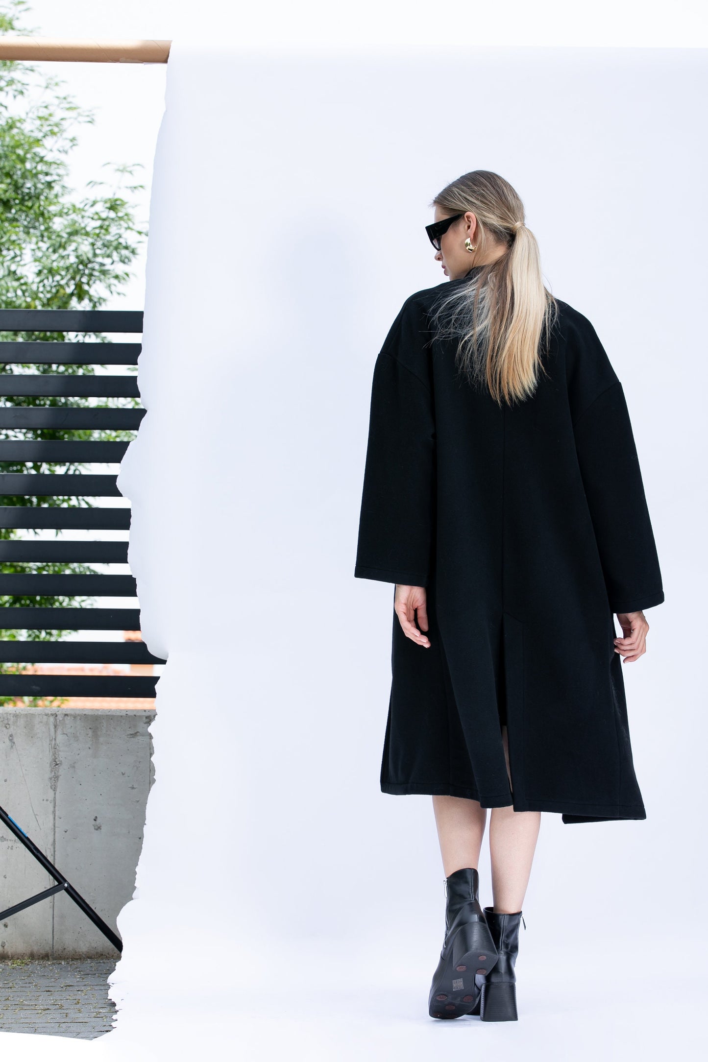 Black Cashmere Coat