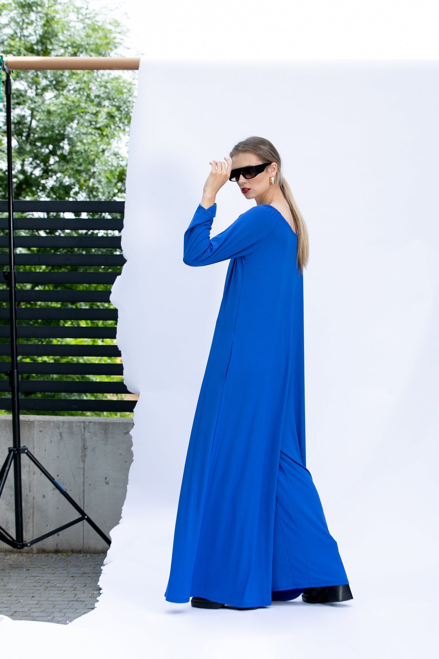 Royal Blue Wide Leg Jumpsuit