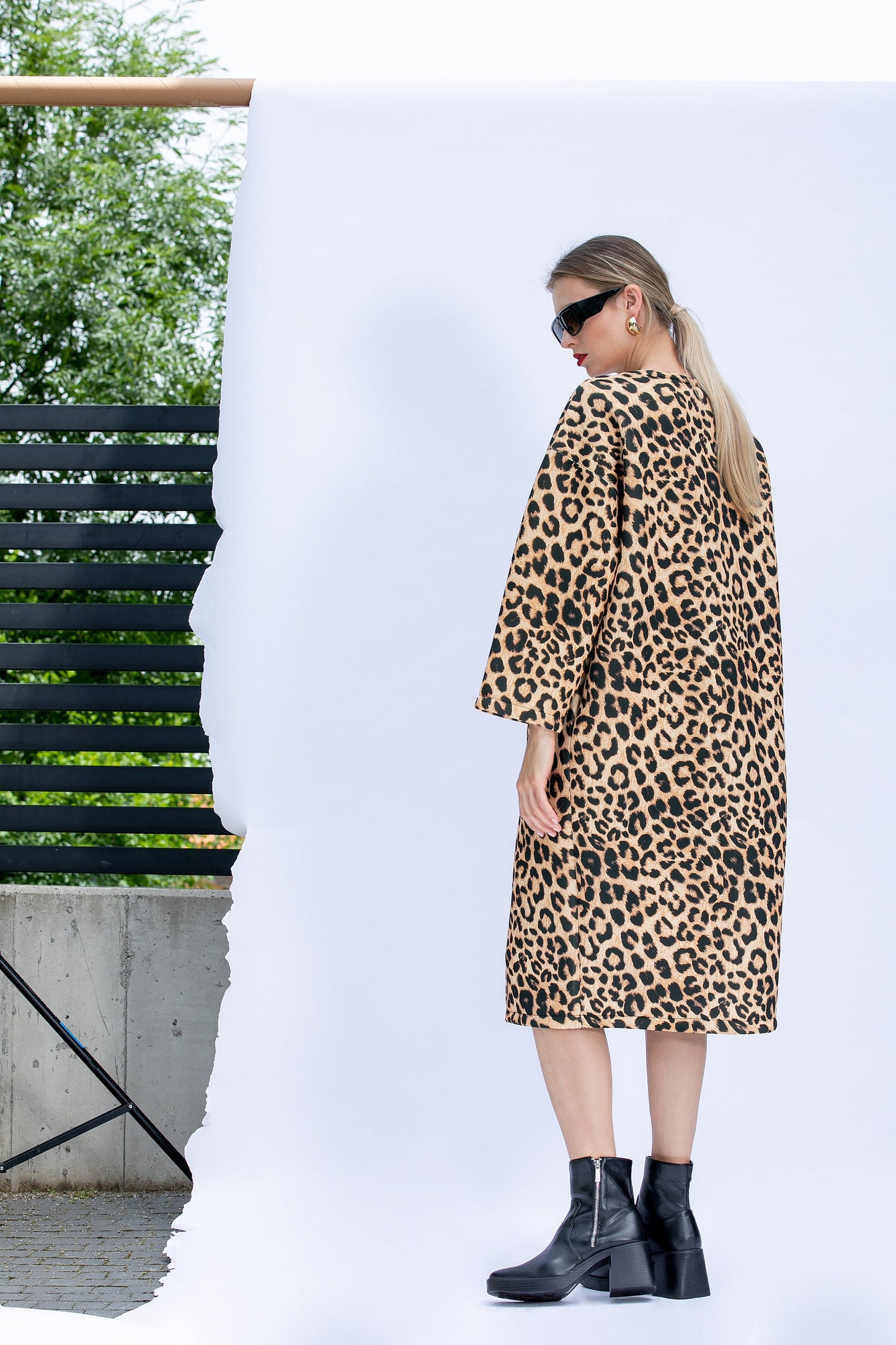 Leopard Print Coat