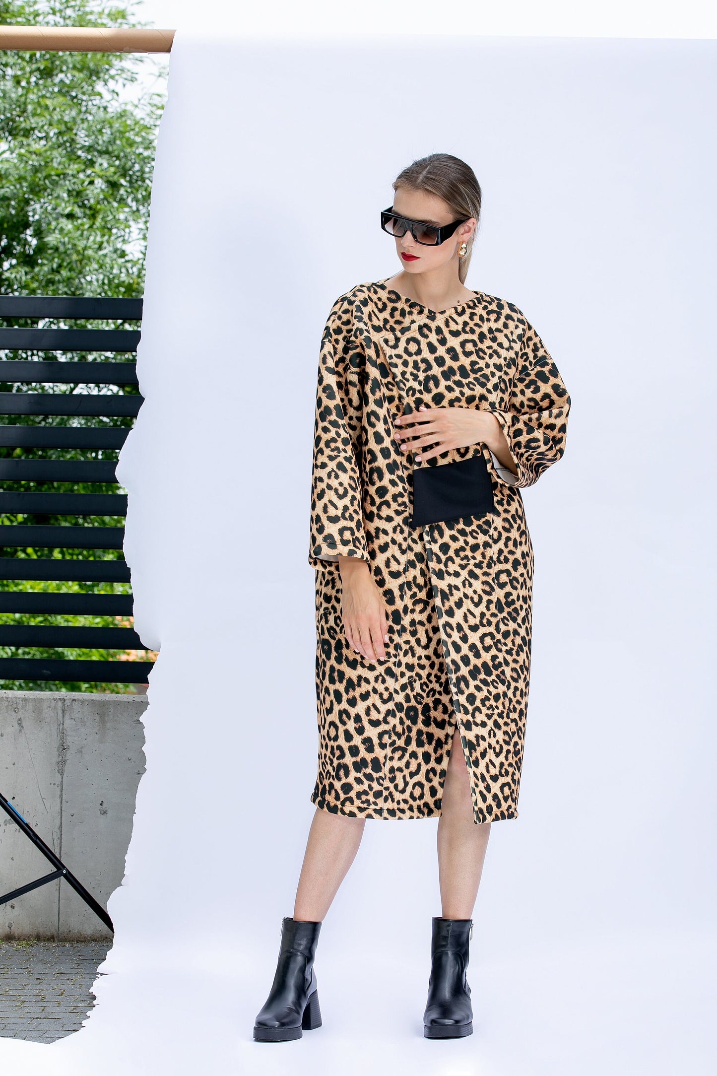 Leopard Print Coat