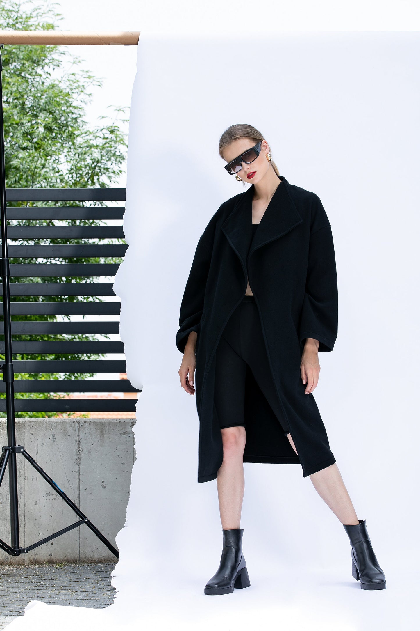 Black Cashmere Coat