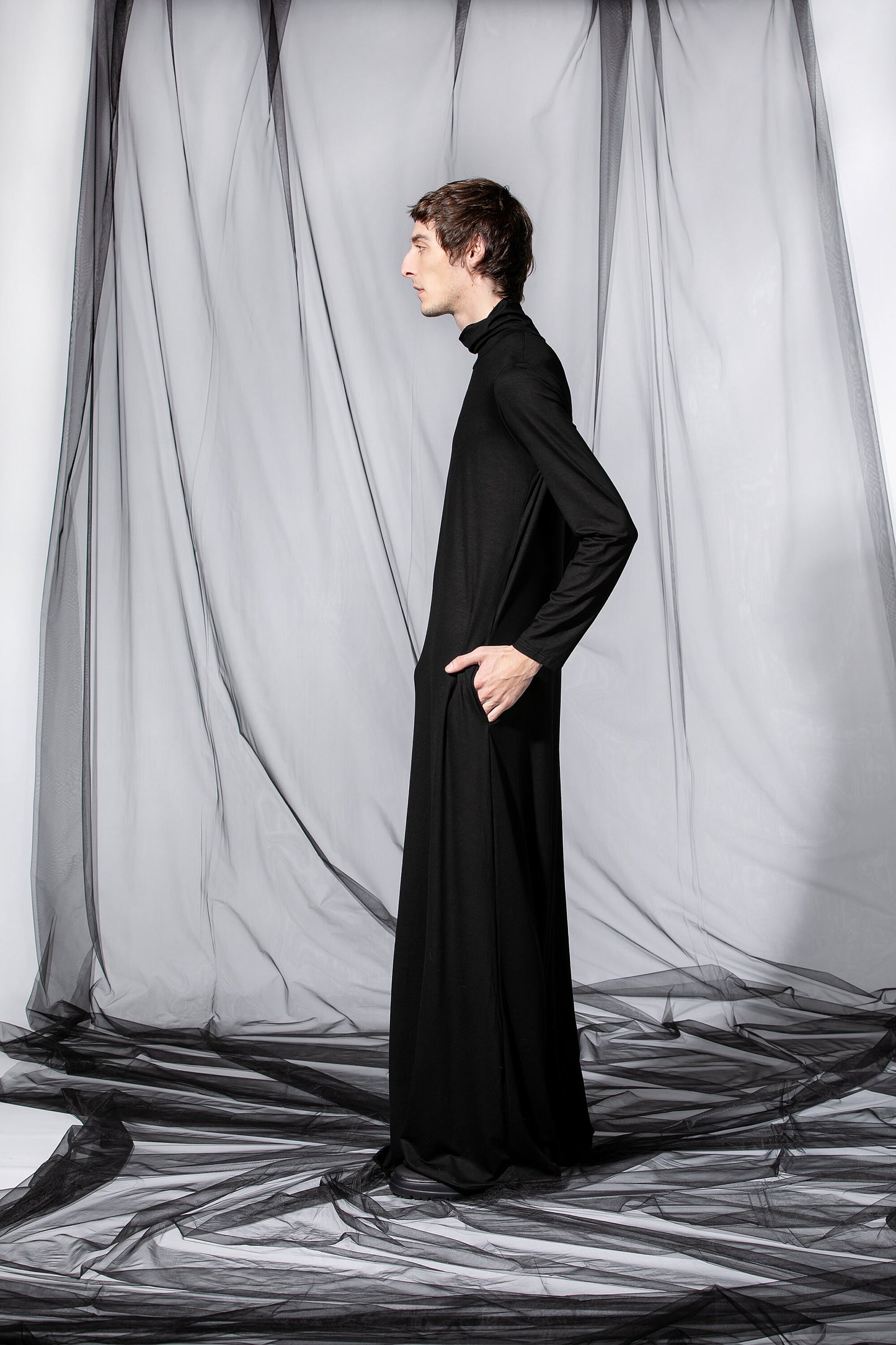 Men Robe In Black