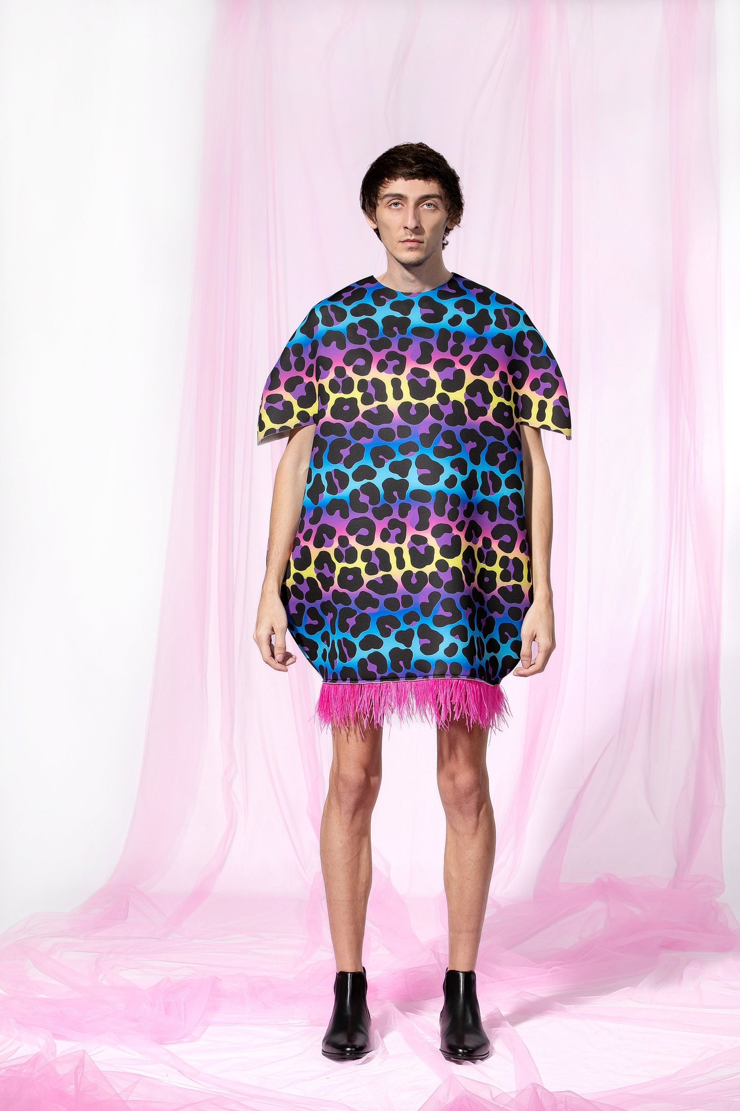 Neoprene Animal Print Dress