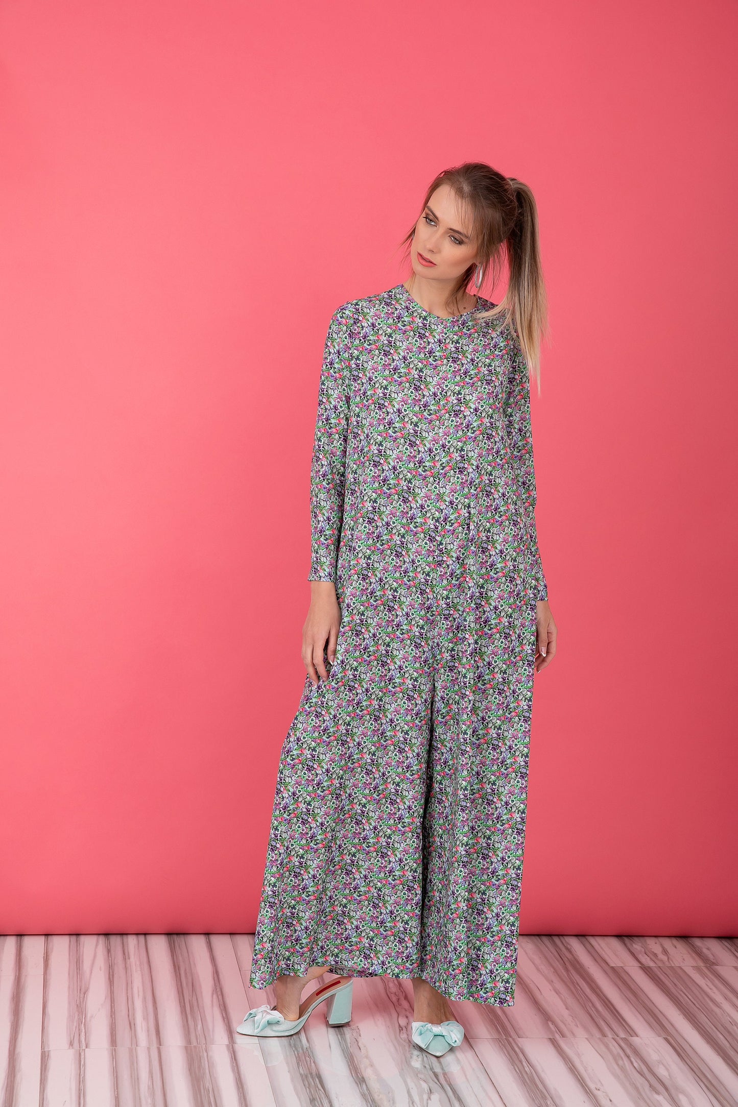 Floral Wide Leg Jumpsuit